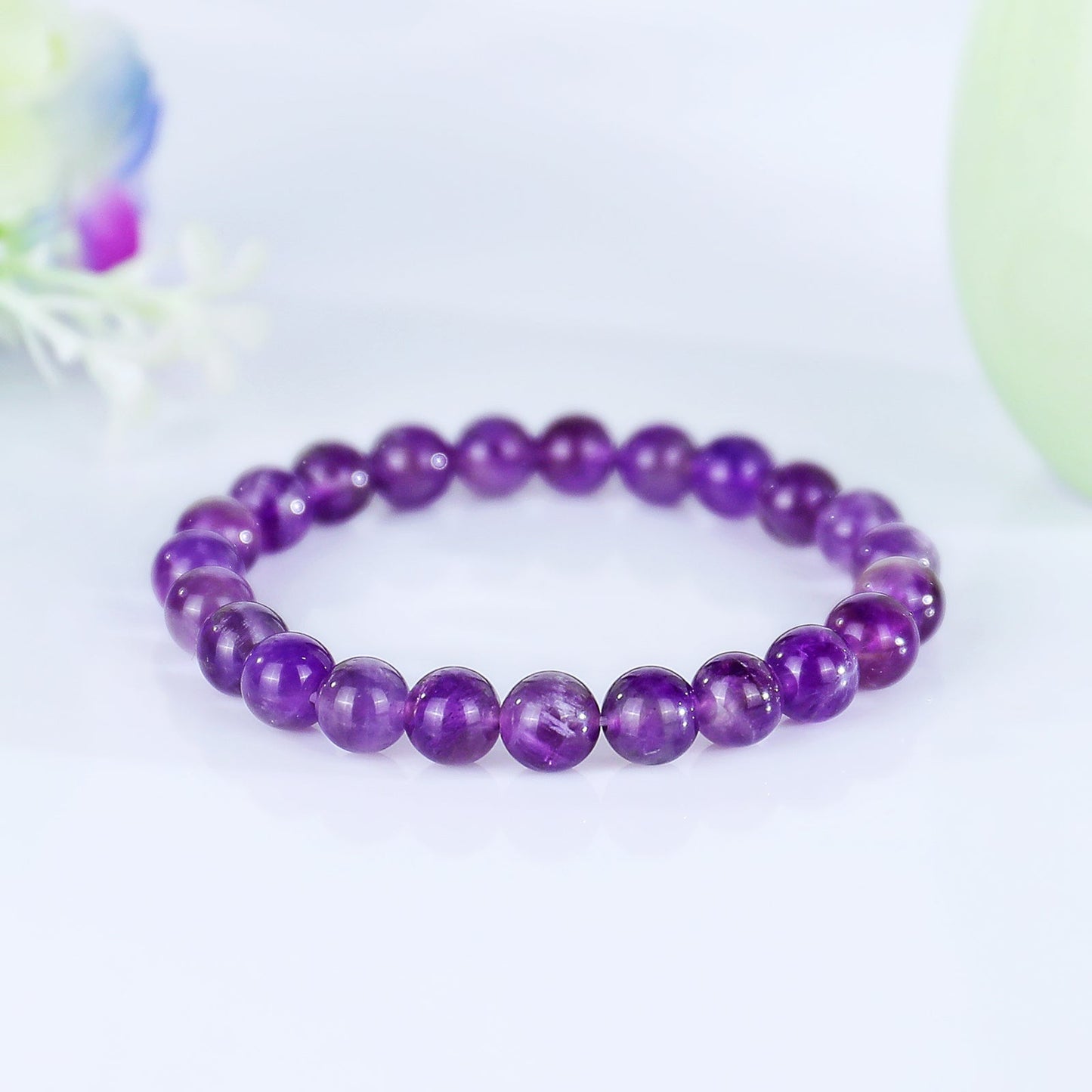 Nicedony Natural Amethyst Healing Energy Bracelet - View 7