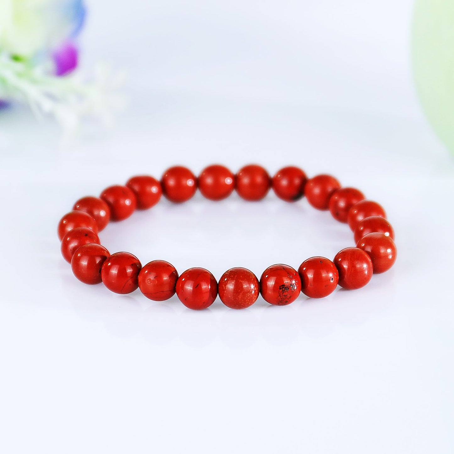 Nicedony Natural Red Jasper Healing Energy Bracelet - View 7