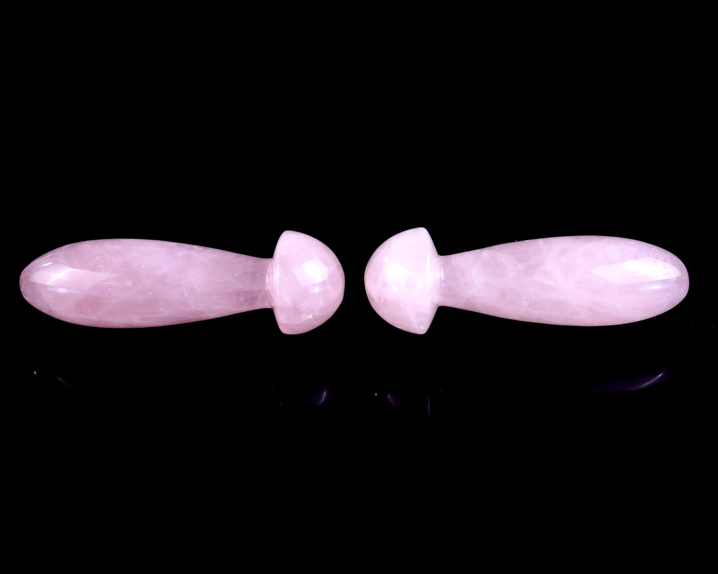 Nicedony Natural Rose Quartz Hand Carved Crystal Massage Tool - View 7