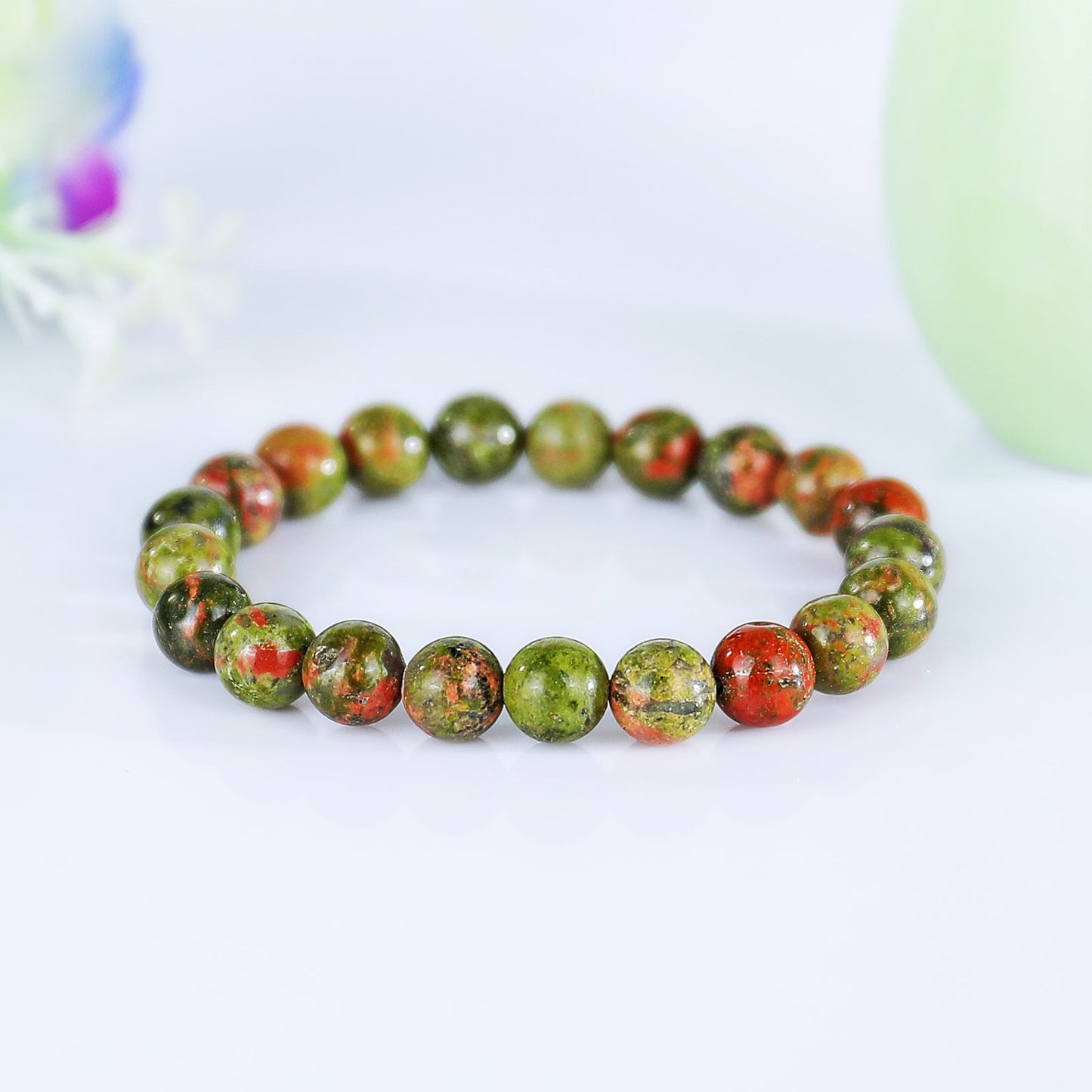 Nicedony Natural Unakite Healing Energy Bracelet - View 7