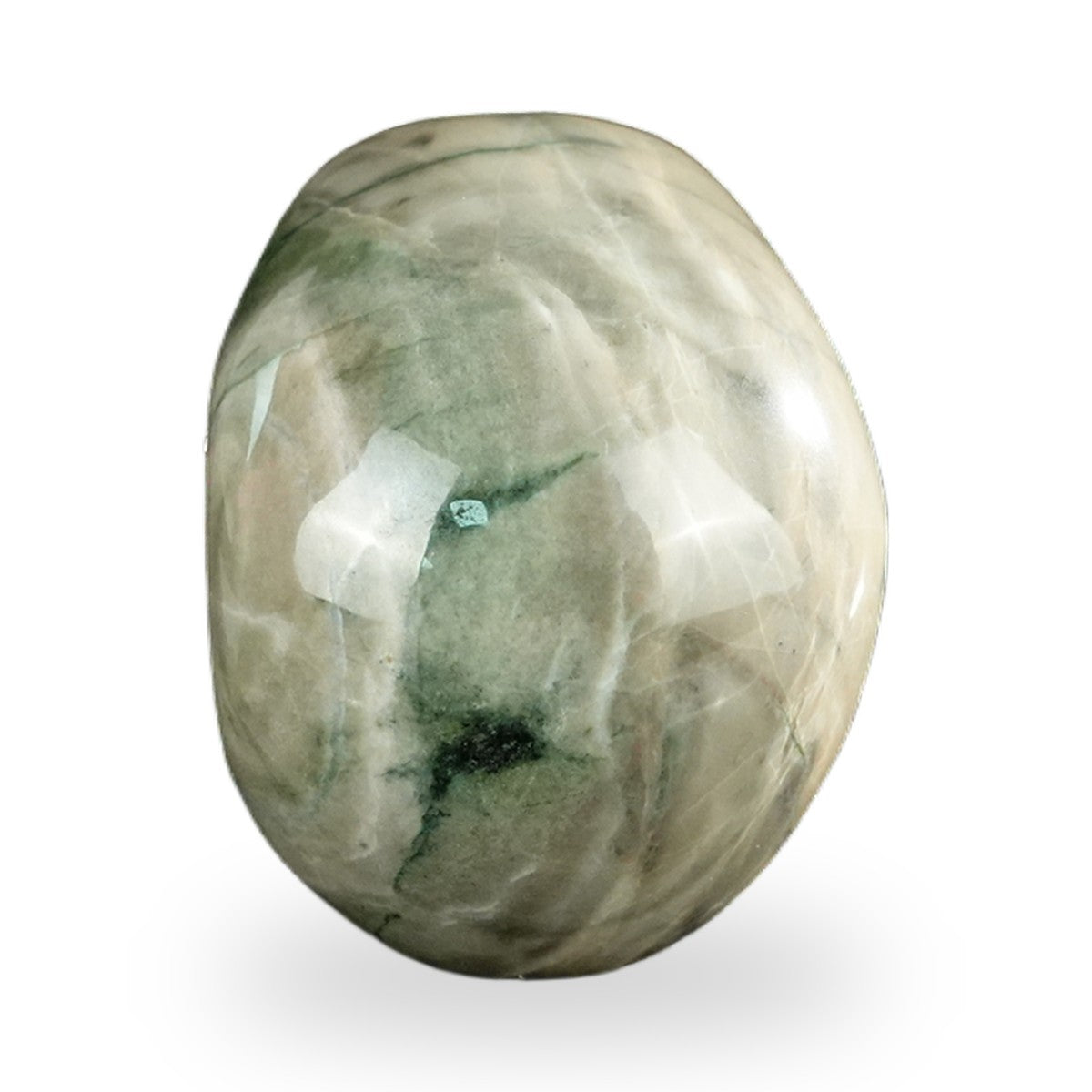 Nine Dragon Jade crystal skull 2.2" SKH20HA01 view 5