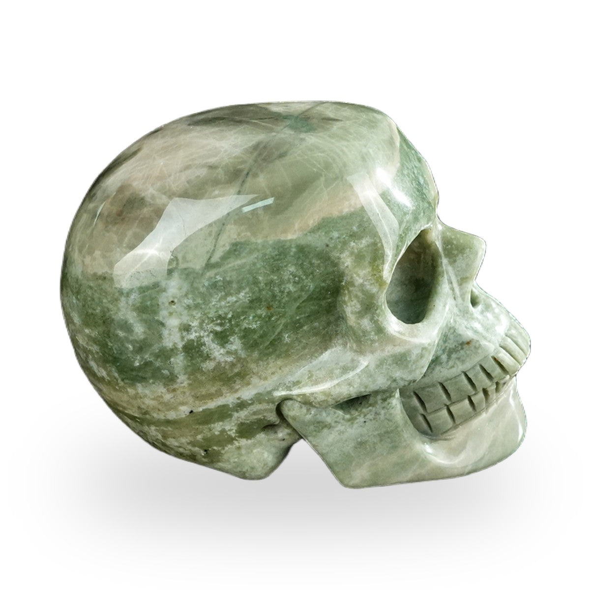 Nine Dragon Jade crystal skull 2.2" SKH20HA06 photo 4