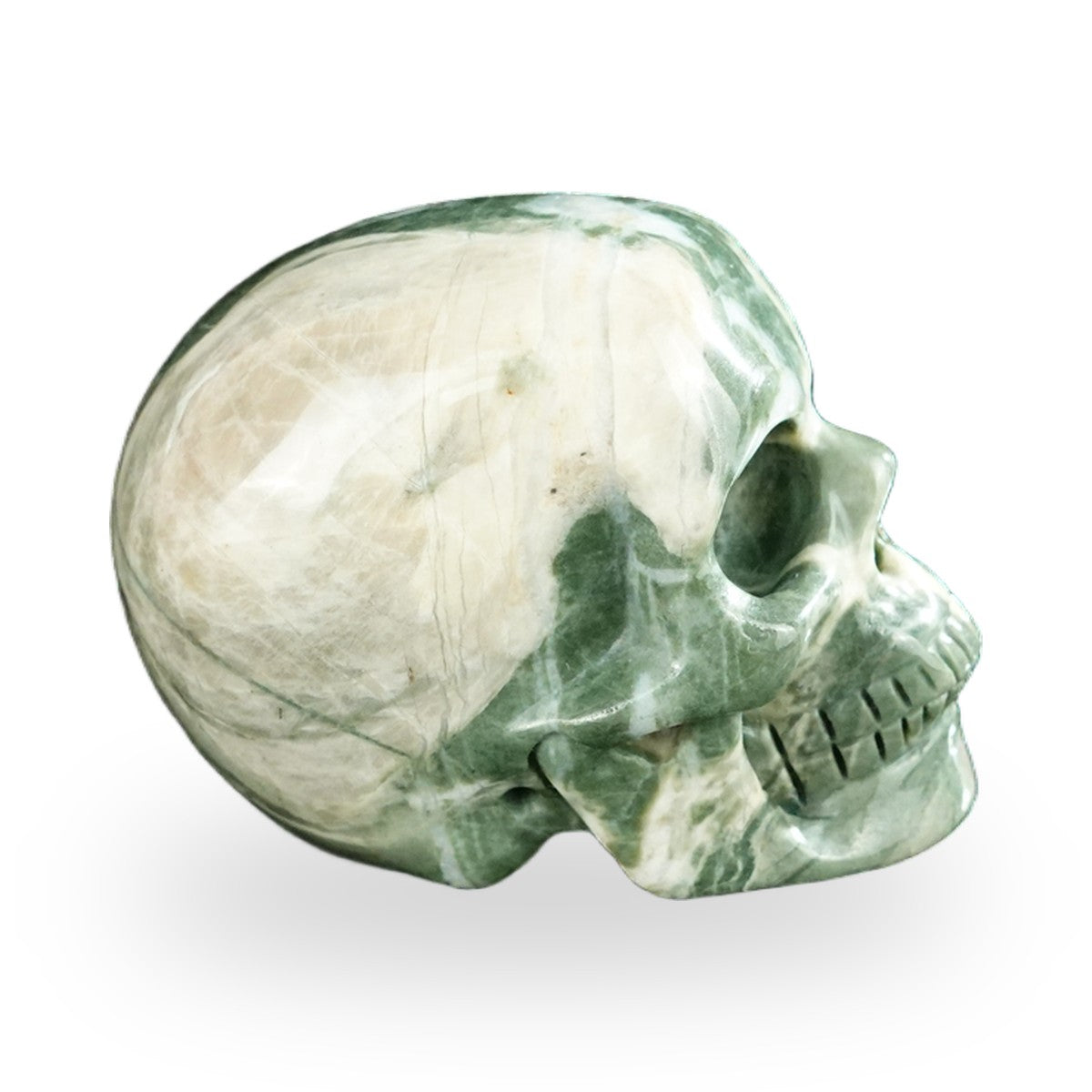 Nine Dragon Jade crystal skull 2.2" SKH20HA10 photo 4