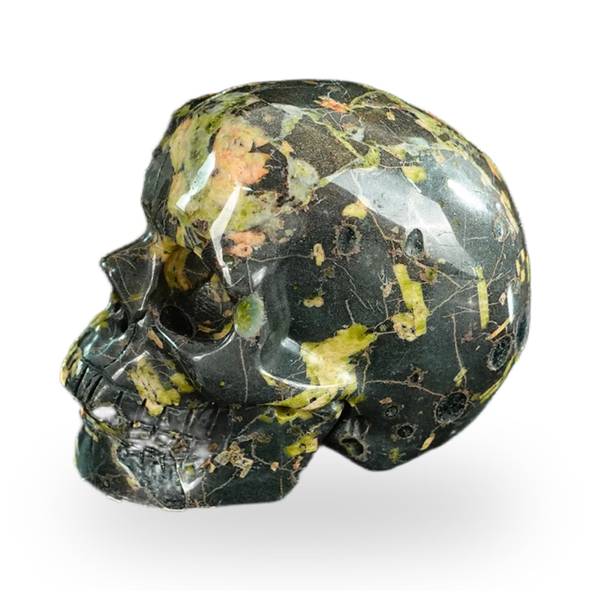 Plum Blossom Jade crystal skull 2.2" SKH20PB07 photo 6