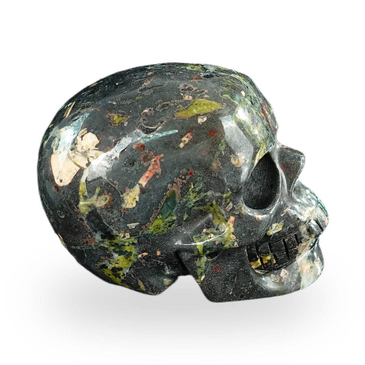 Plum Blossom Jade crystal skull 2.2" SKH20PB10 photo 4
