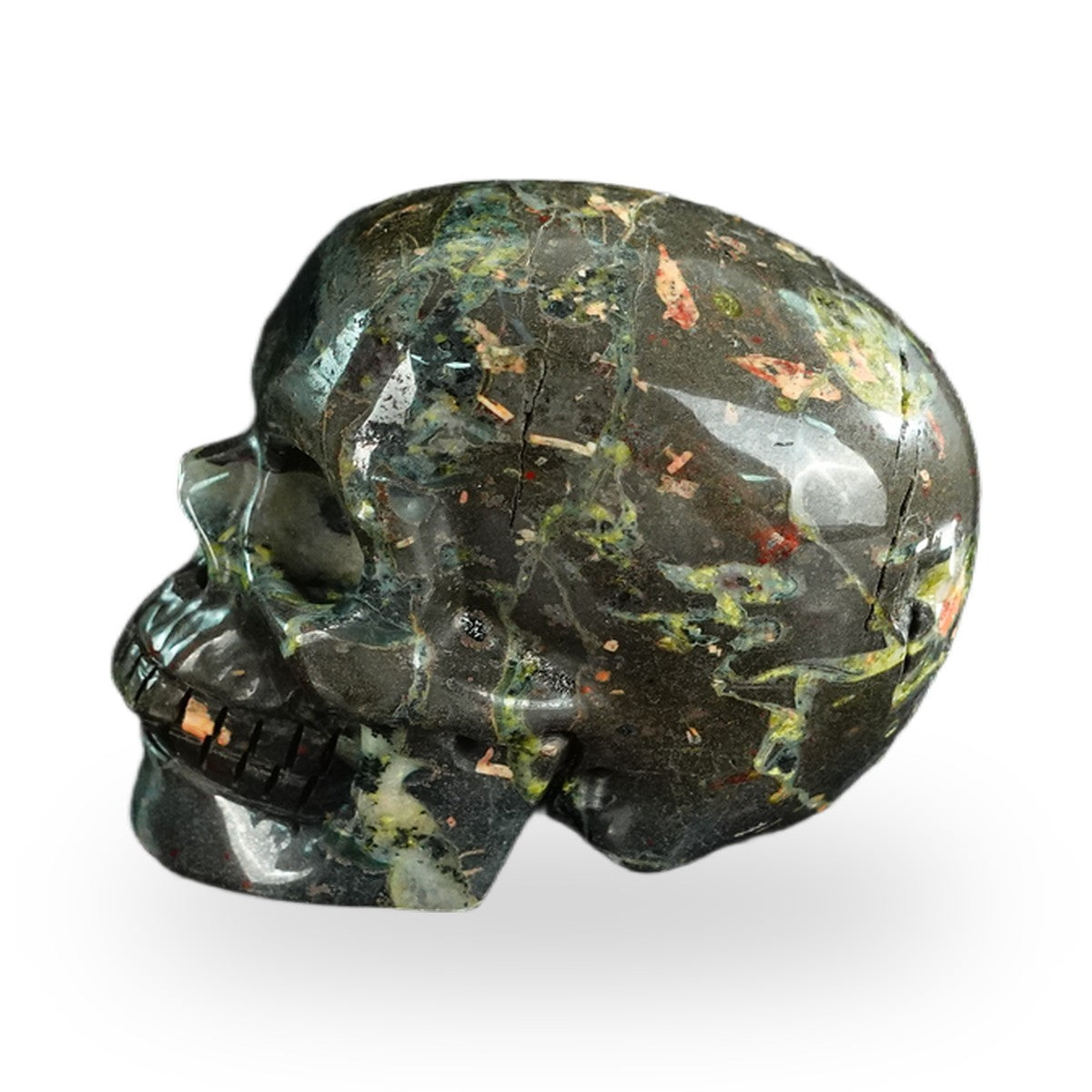 Plum Blossom Jade crystal skull 2.2" SKH20PB11 photo 5