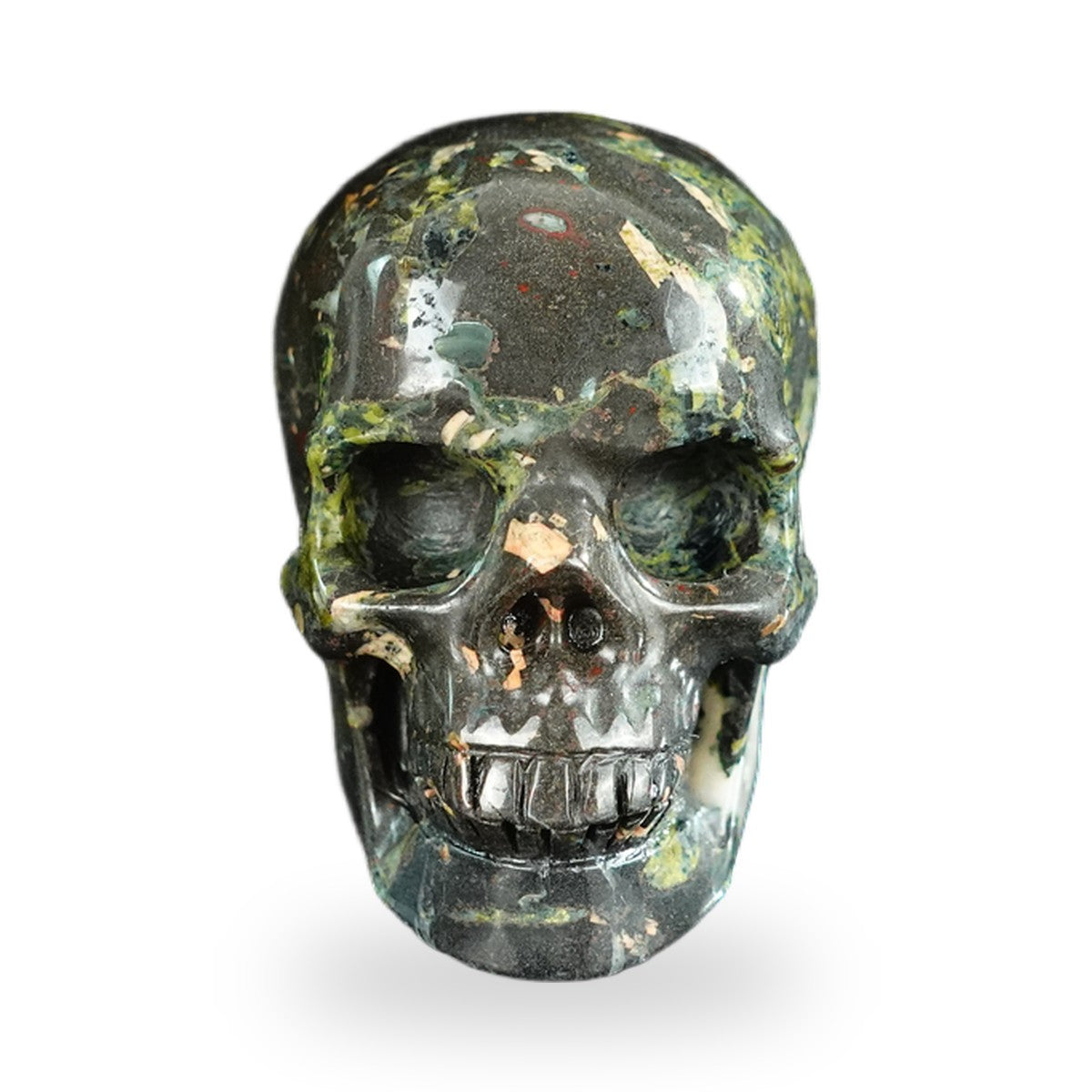 Plum Blossom Jade crystal skull 2.2" SKH20PB12 photo 1