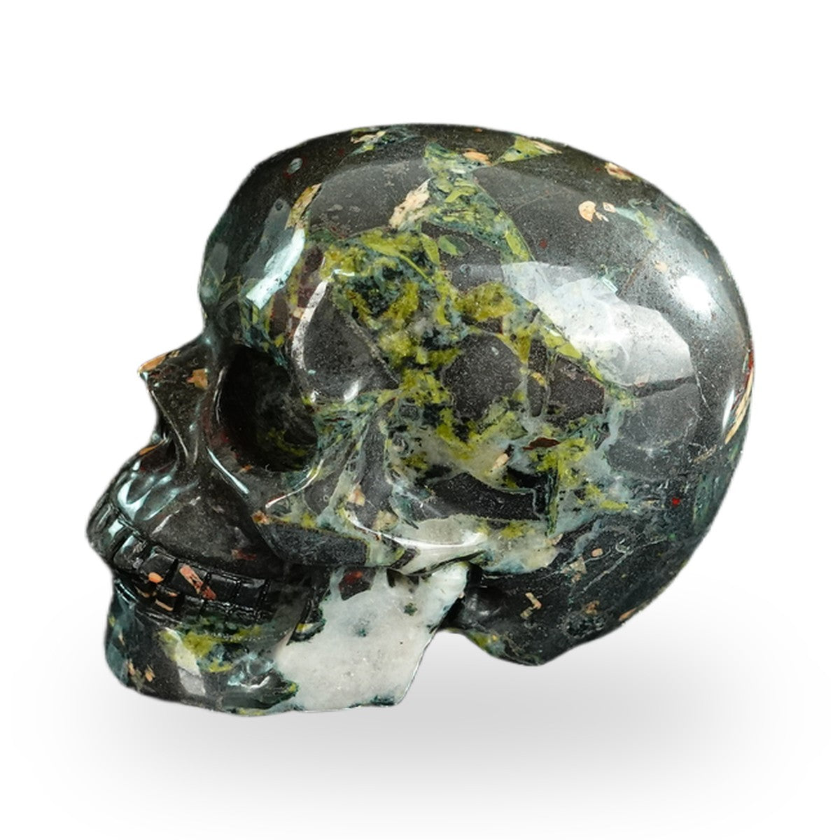 Plum Blossom Jade crystal skull 2.2" SKH20PB12 photo 4