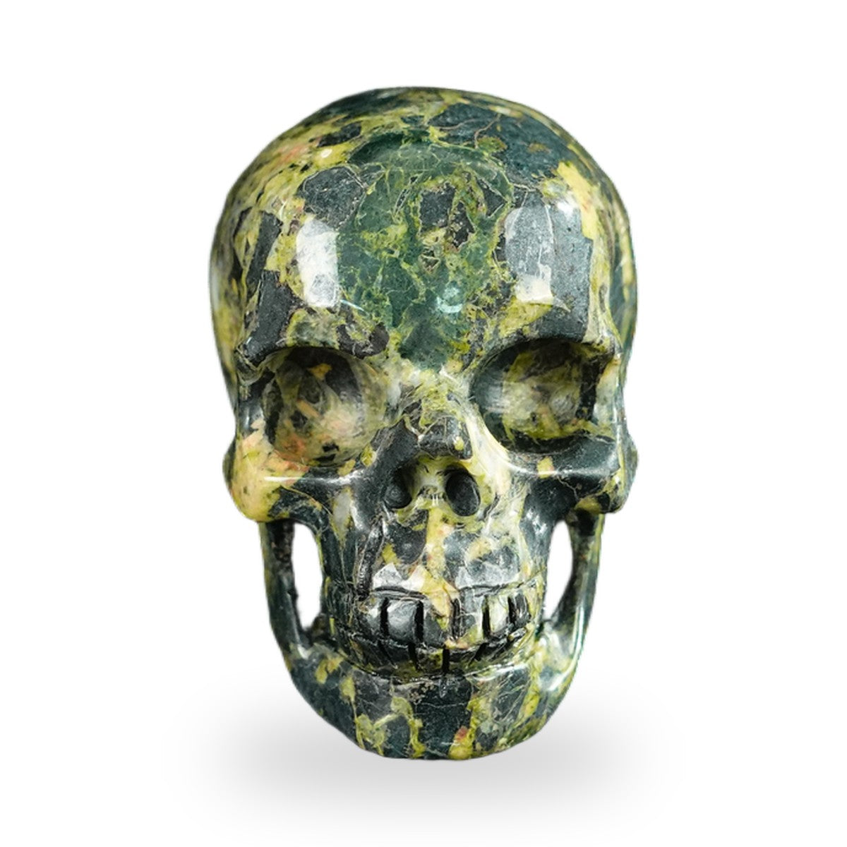Plum Blossom Jade crystal skull 2.2" SKH20PB13 photo 1