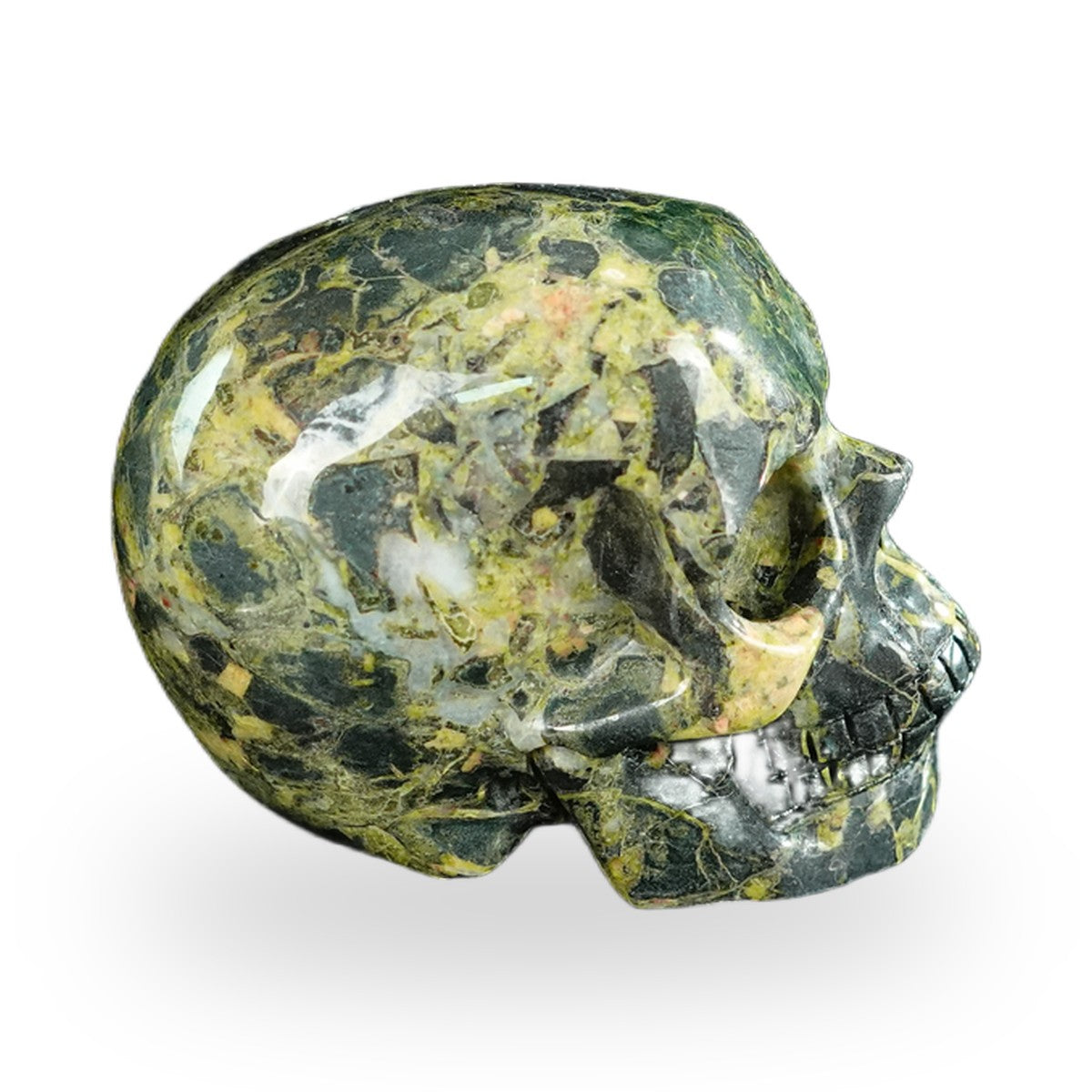 Plum Blossom Jade crystal skull 2.2" SKH20PB13 photo 4