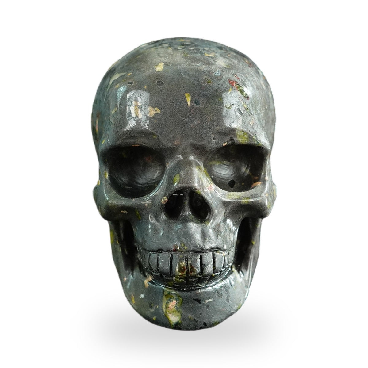 Plum Blossom Jade crystal skull 3" SKH30PB06 photo 1
