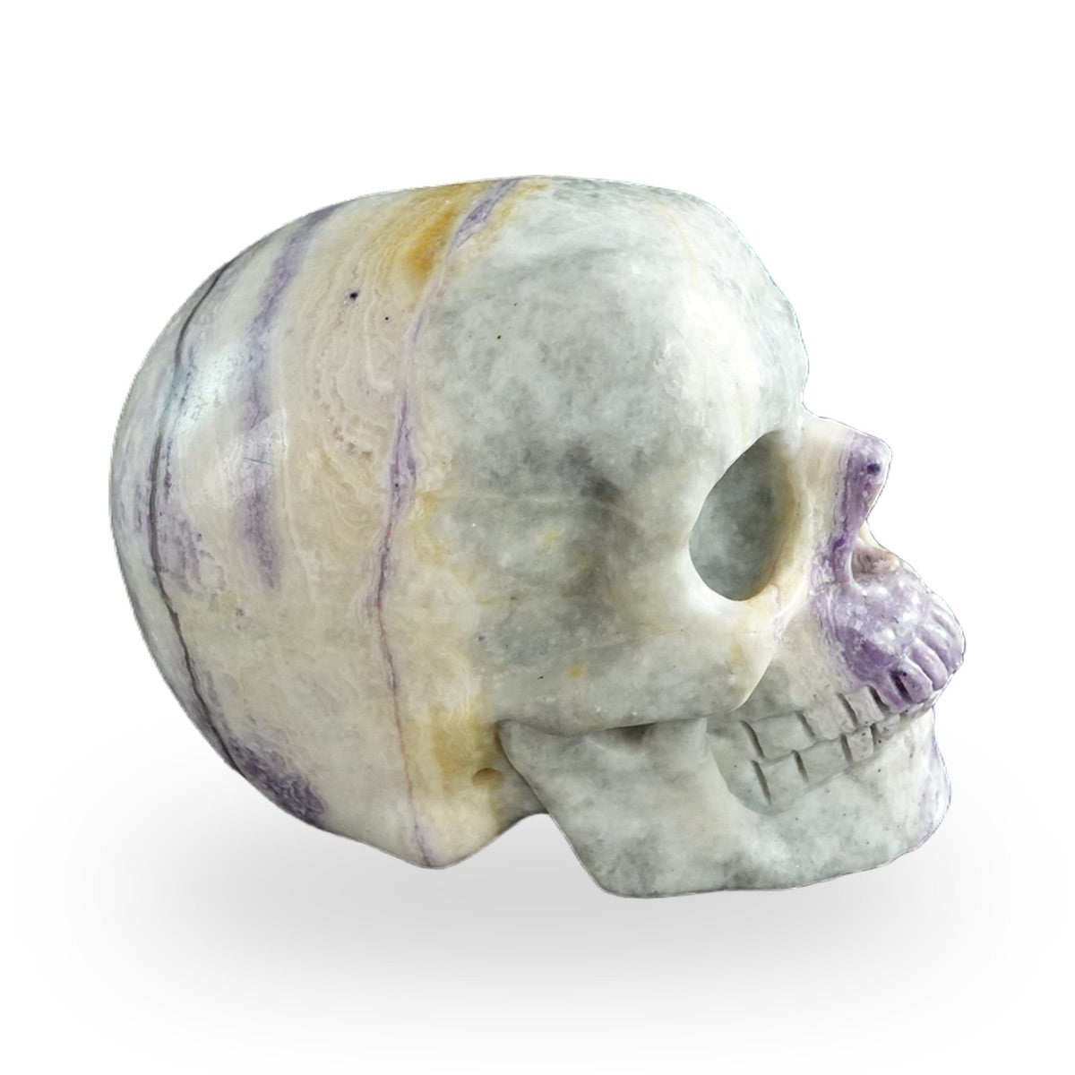 Purple Malachite crystal skull 3" SKH30PM05 photo 5