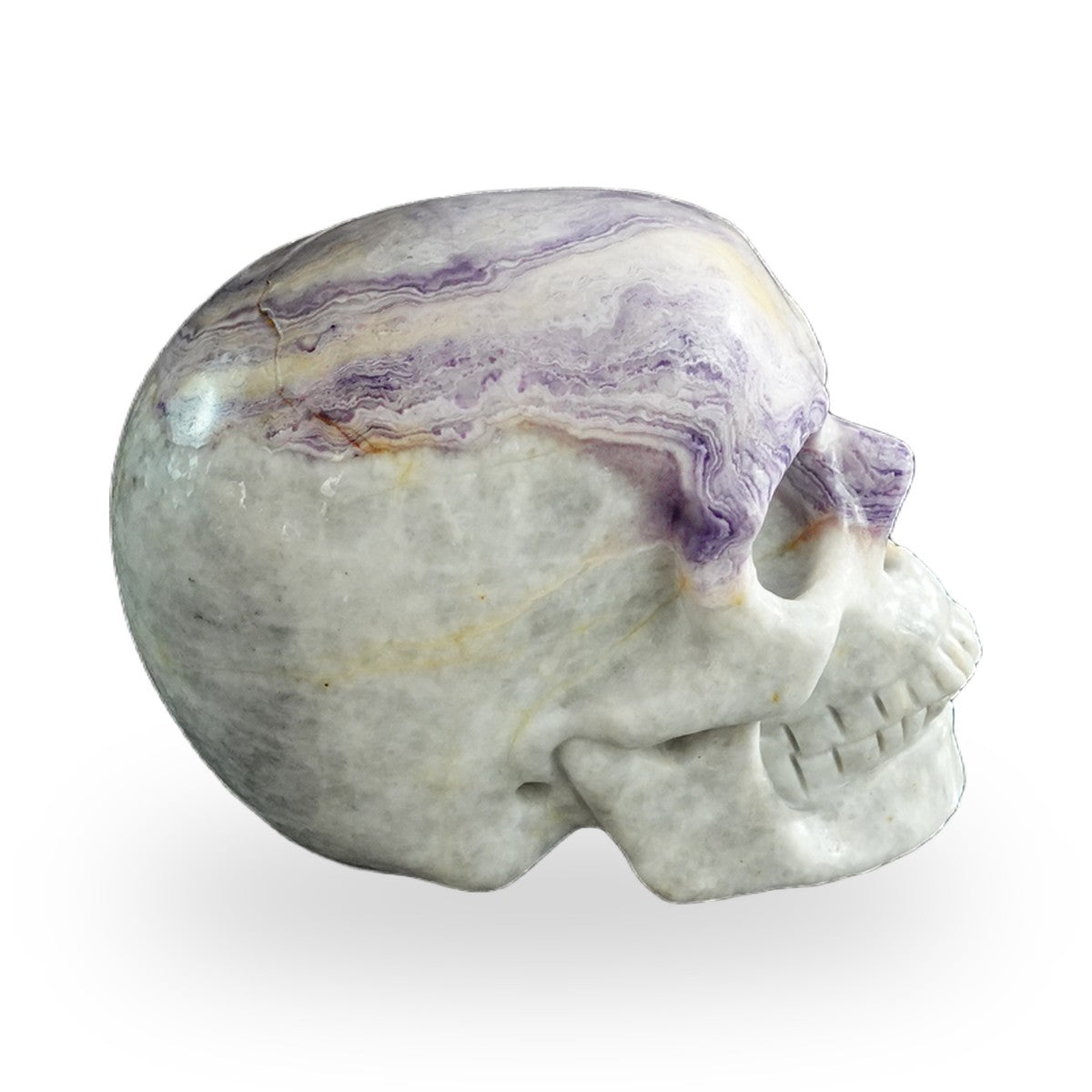 Purple Malachite crystal skull 3" SKH30PM06 photo 5