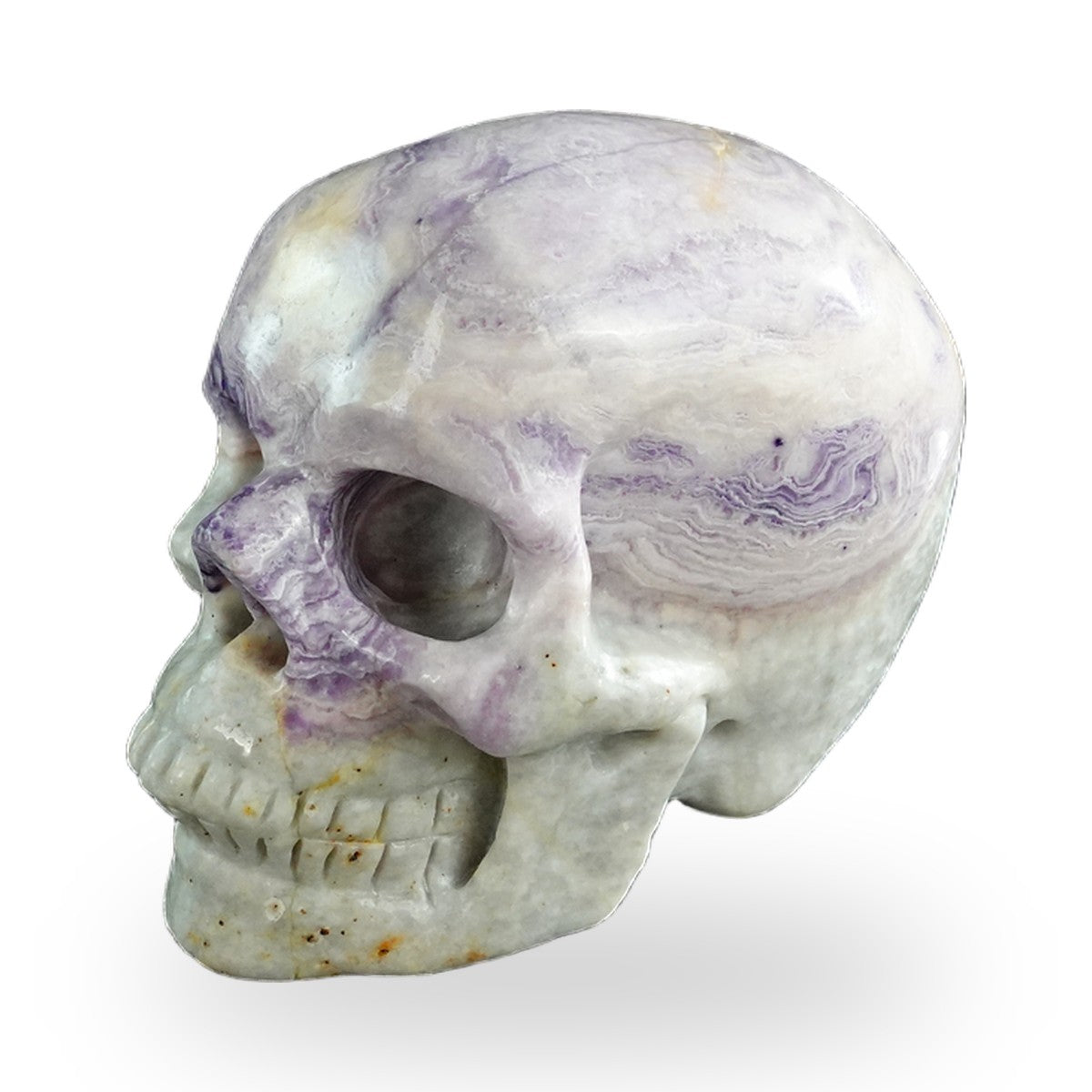 Purple Malachite crystal skull 3" SKH30PM06 photo 7