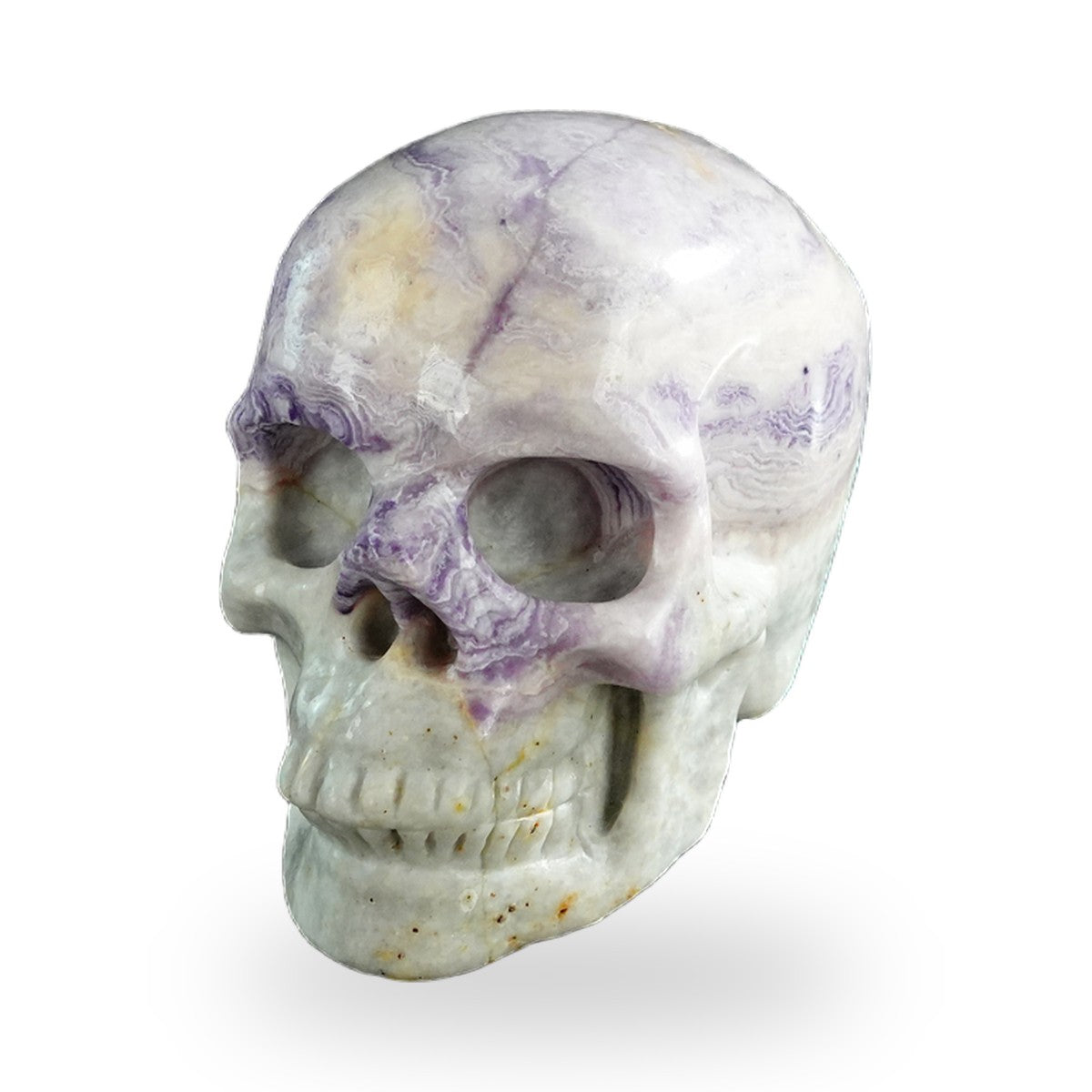 Purple Malachite crystal skull 3" SKH30PM06 photo 8
