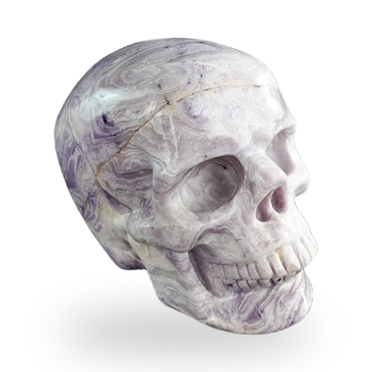 Purple Malachite crystal skull 3" SKH30PM07 photo 3