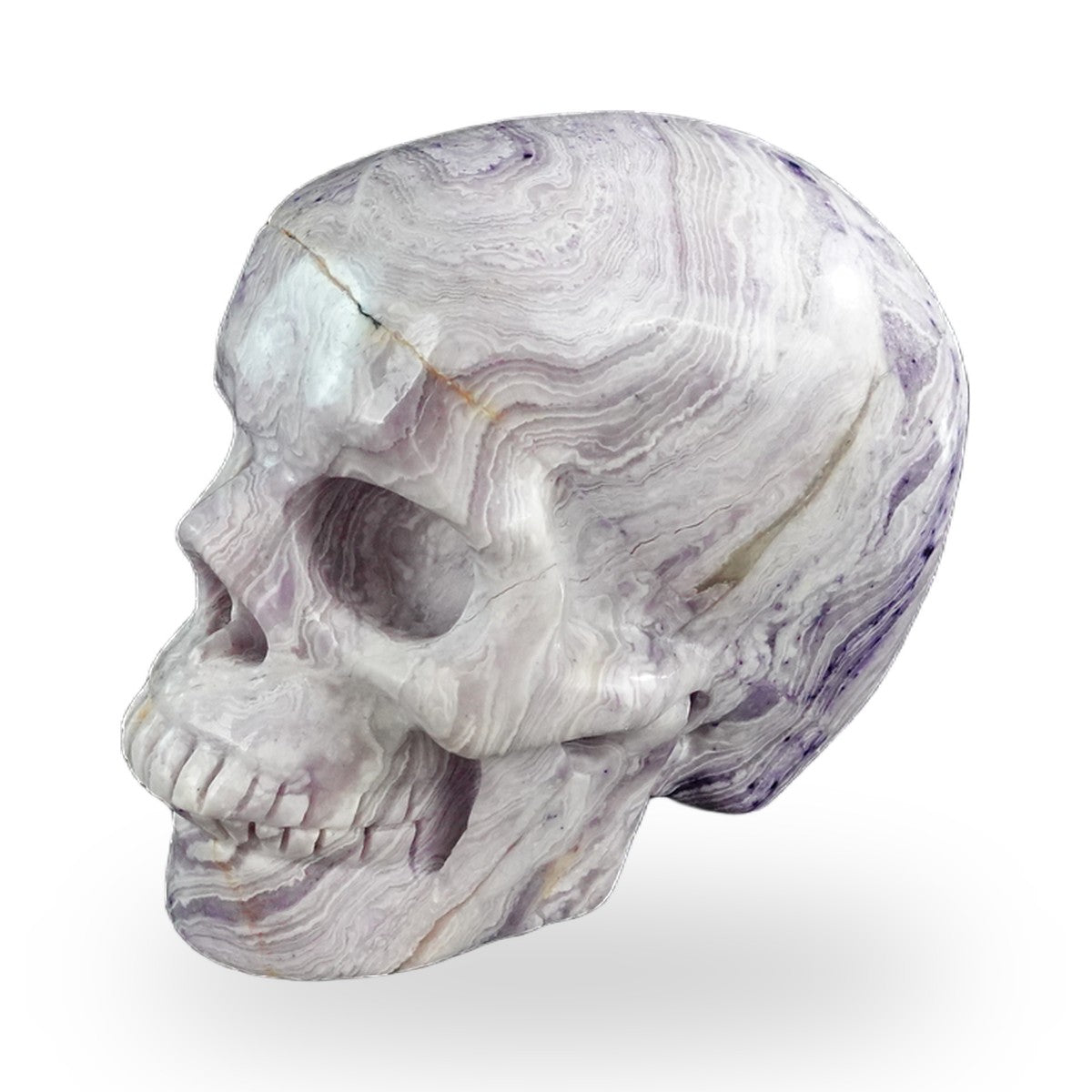 Purple Malachite crystal skull 3" SKH30PM07 photo 6