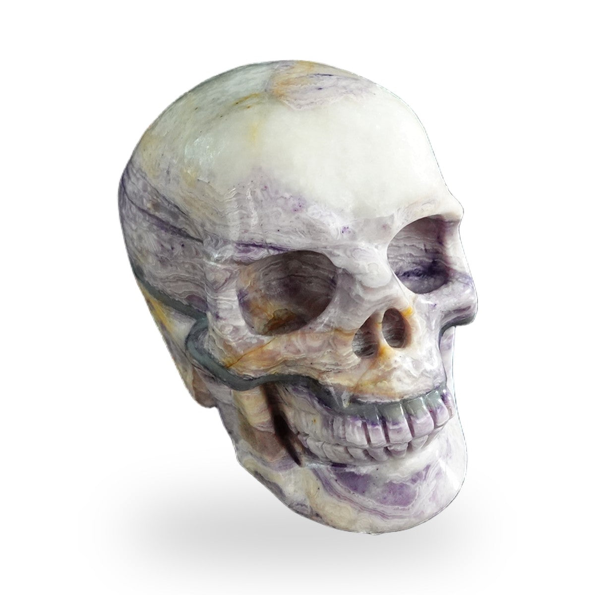 Purple Malachite crystal skull 3" SKH30PM09 photo 2