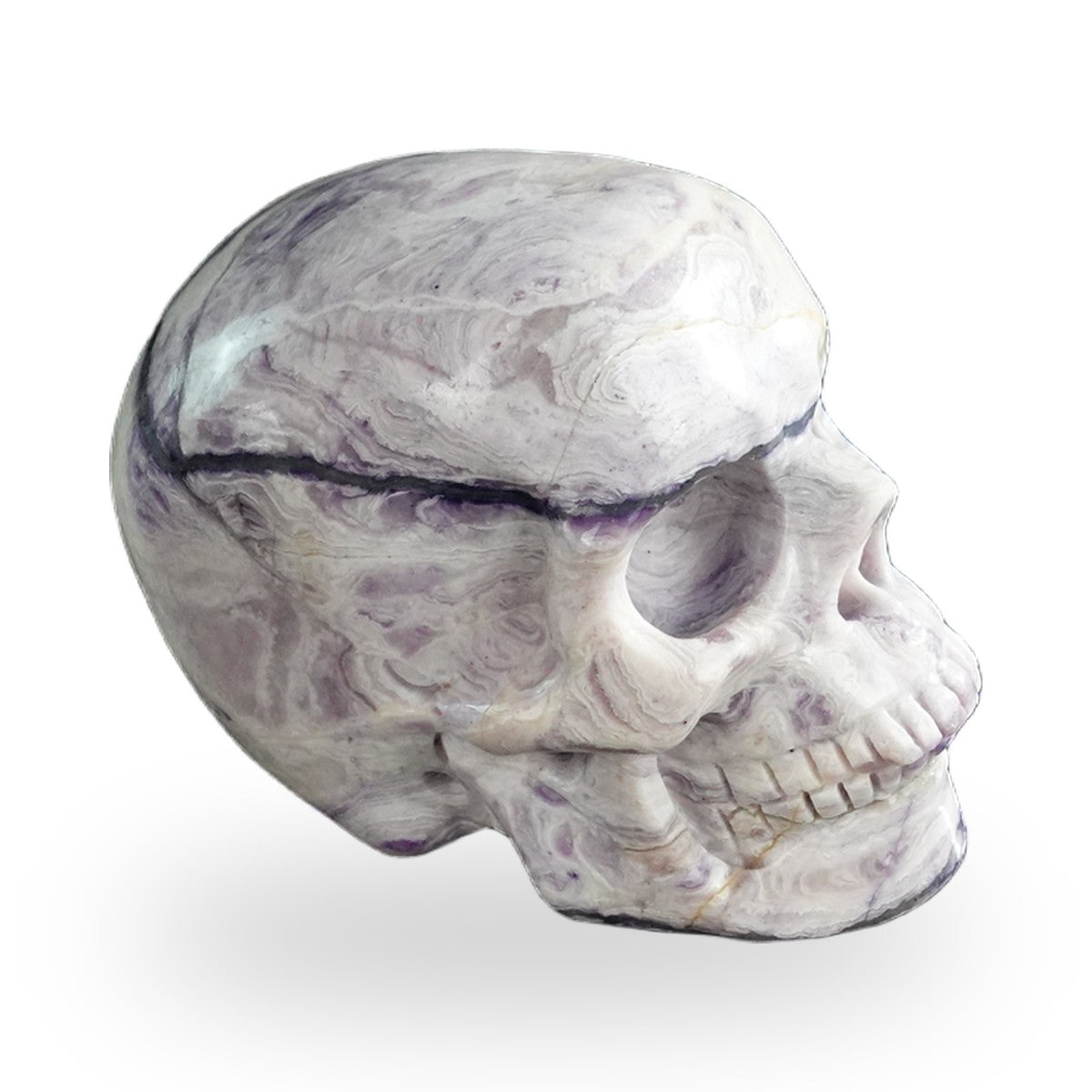 Purple Malachite crystal skull 3" SKH30PM10 photo 4