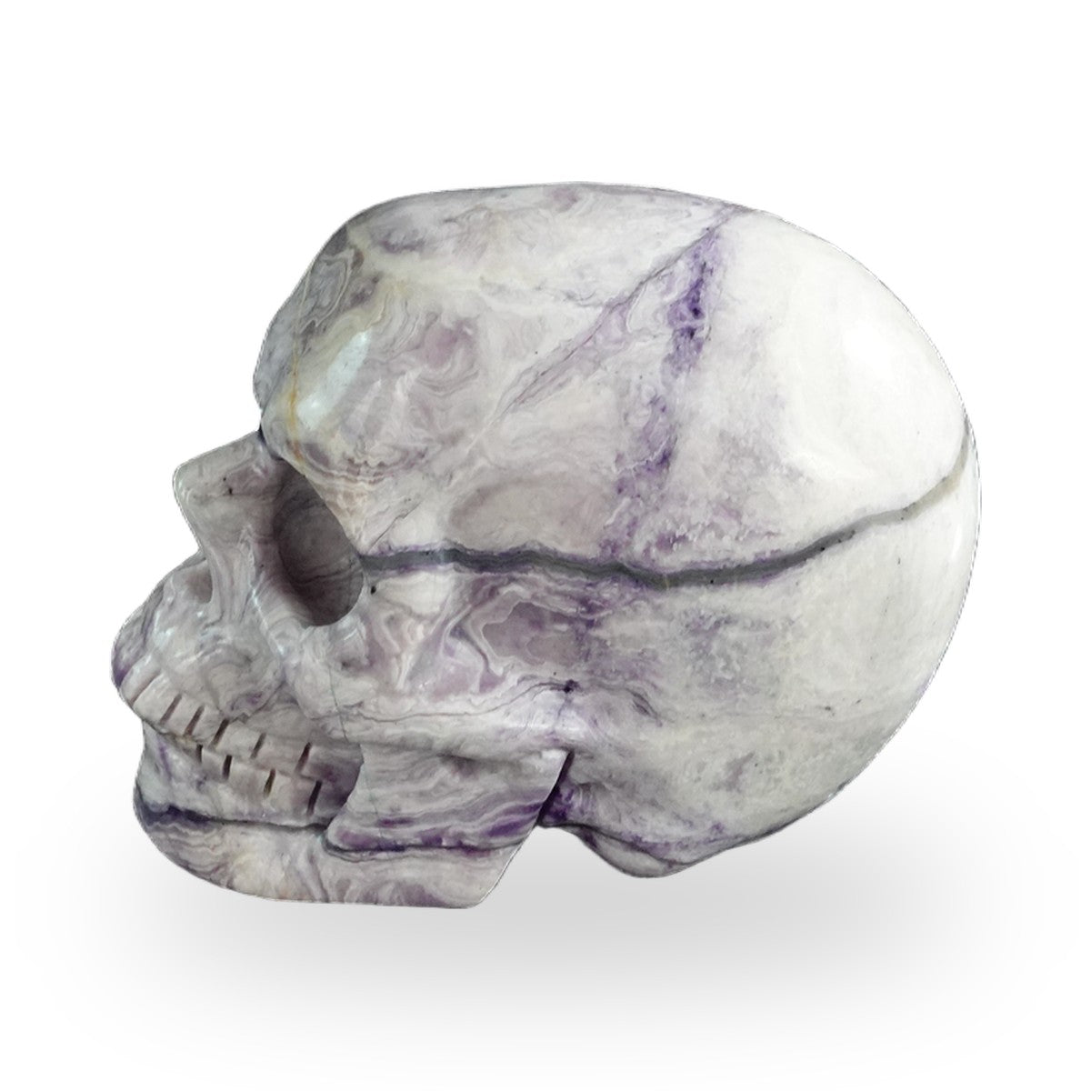 Purple Malachite crystal skull 3" SKH30PM10 photo 6