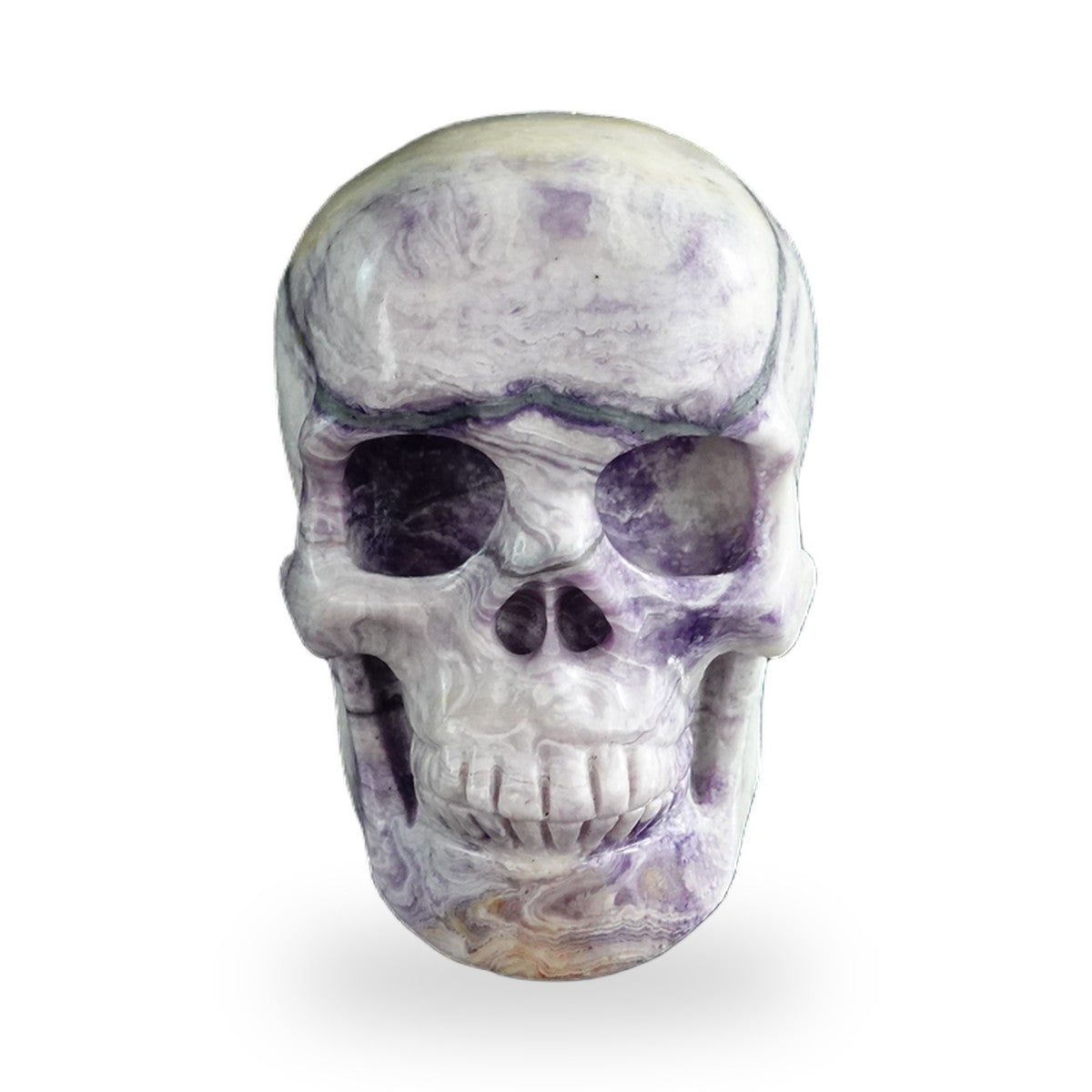 Purple Malachite crystal skull 3" SKH30PM12 photo 1