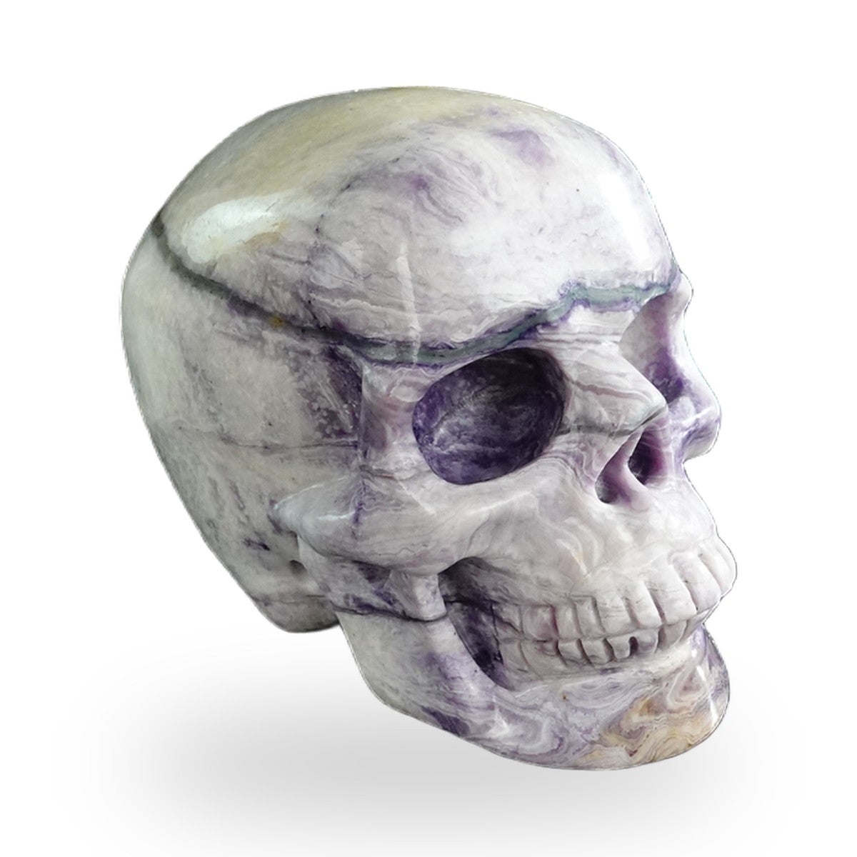 Purple Malachite crystal skull 3" SKH30PM12 photo 3