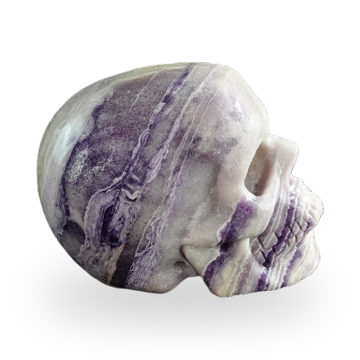 Purple Malachite crystal skull 3" SKH30PM15 photo 5