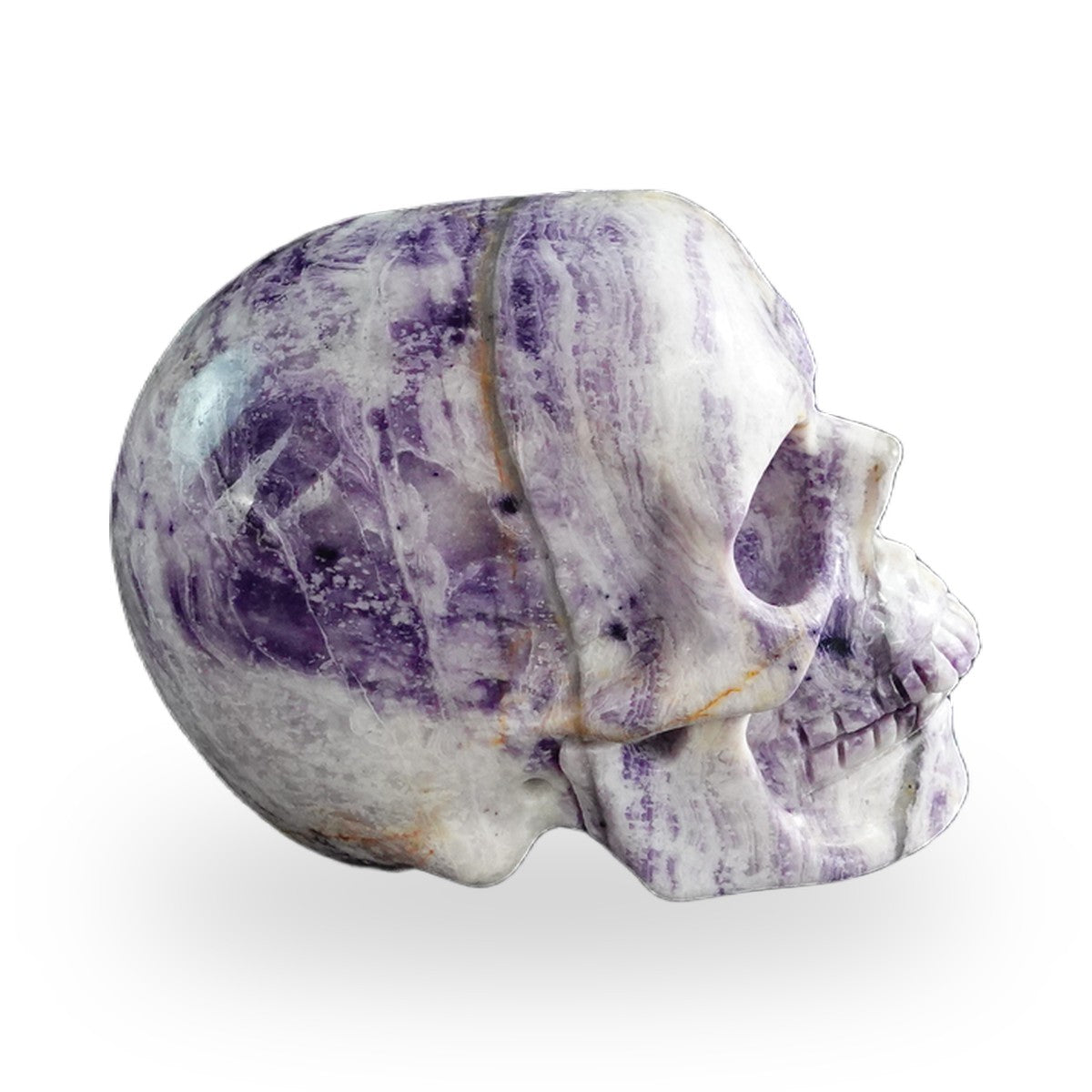 Purple Malachite crystal skull 3" SKH30PM16 photo 5