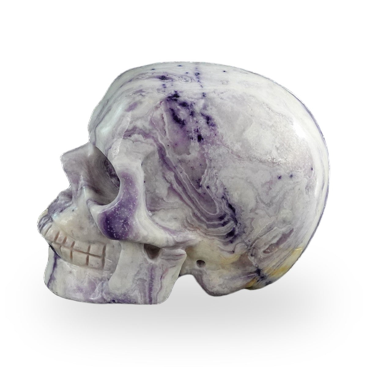 Purple Malachite crystal skull 3" SKH30PM19 photo 5