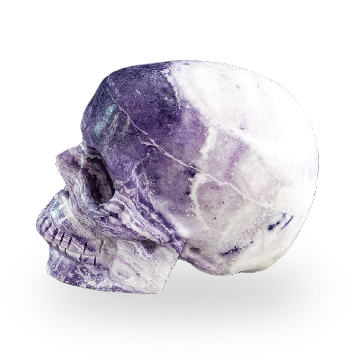Purple Malachite crystal skull 3" SKH30PM20 photo 6