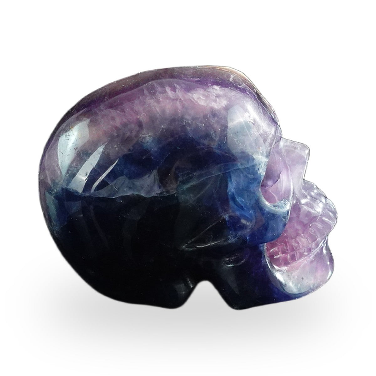 Rainbow Fluorite crystal skull 3" SKH30GF06 photo 6