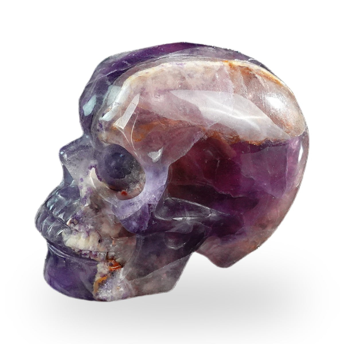 Rainbow Fluorite crystal skull 3" SKH30GF06 photo 8