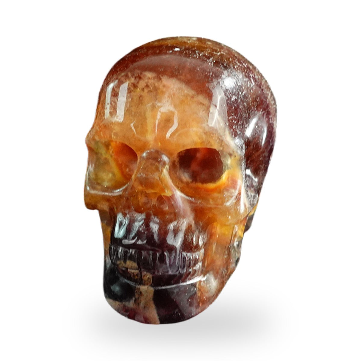Rainbow Fluorite crystal skull 3" SKH30GF11 photo 2