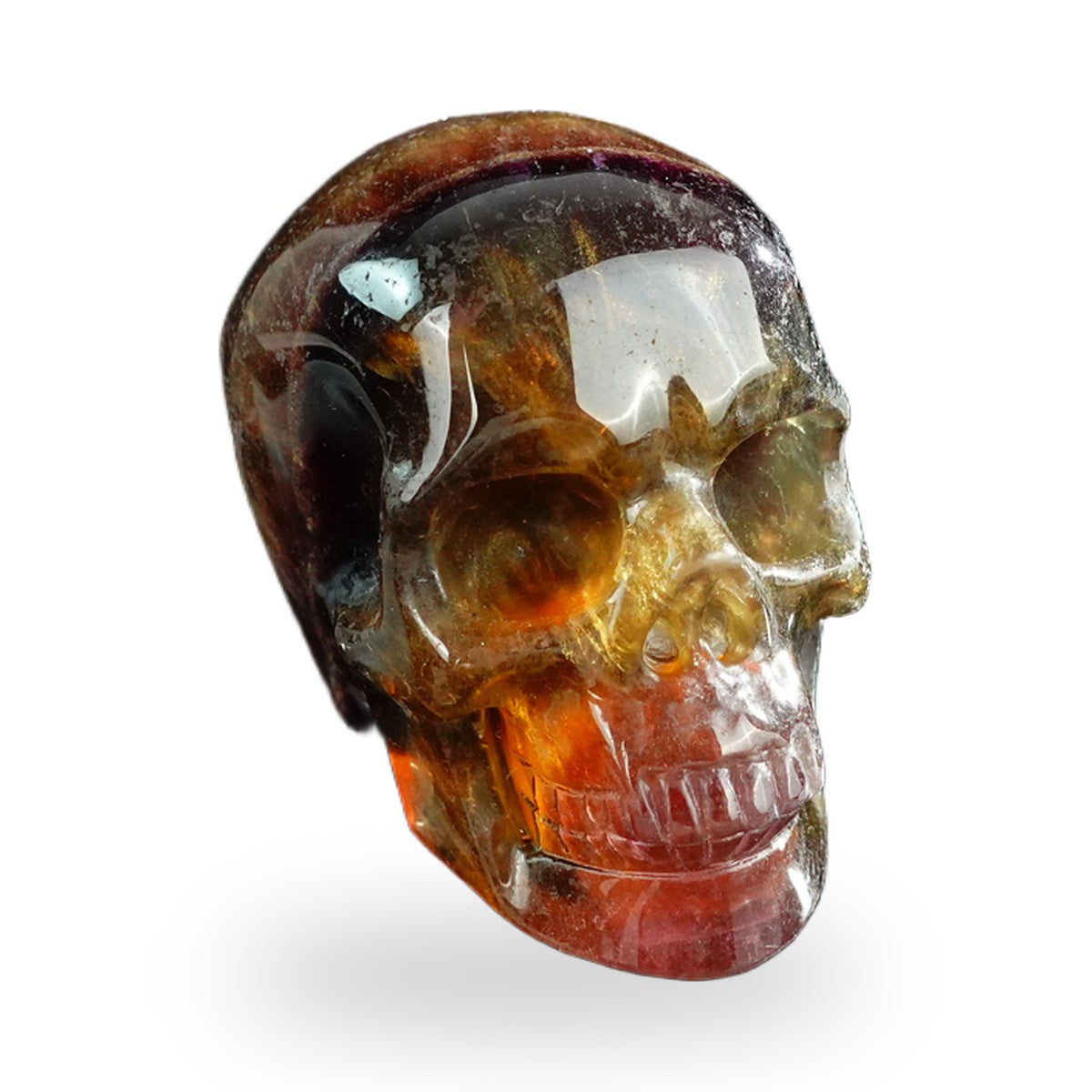Rainbow Fluorite crystal skull 3" SKH30GF14 photo 2