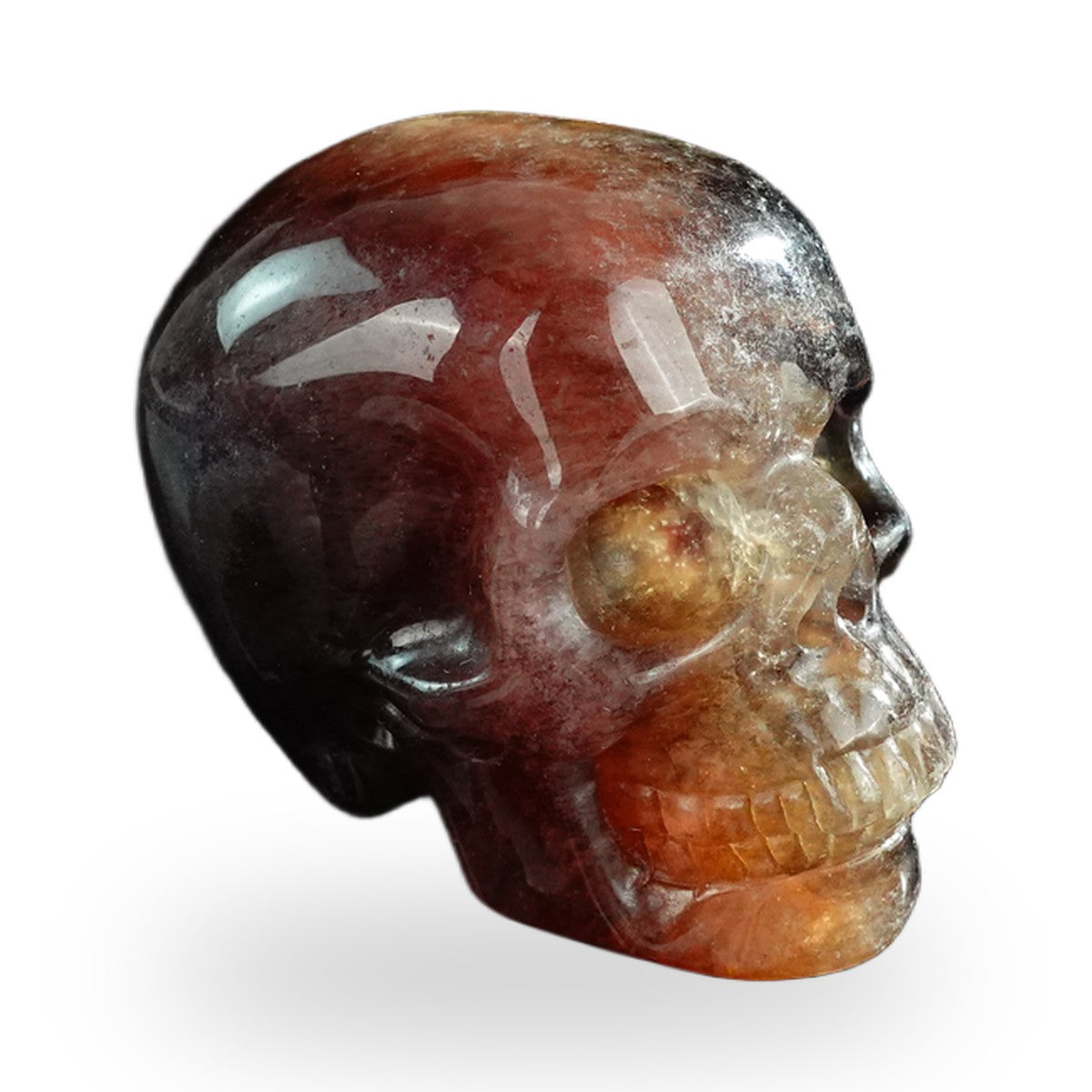 Rainbow Fluorite crystal skull 3" SKH30GF18 photo 4
