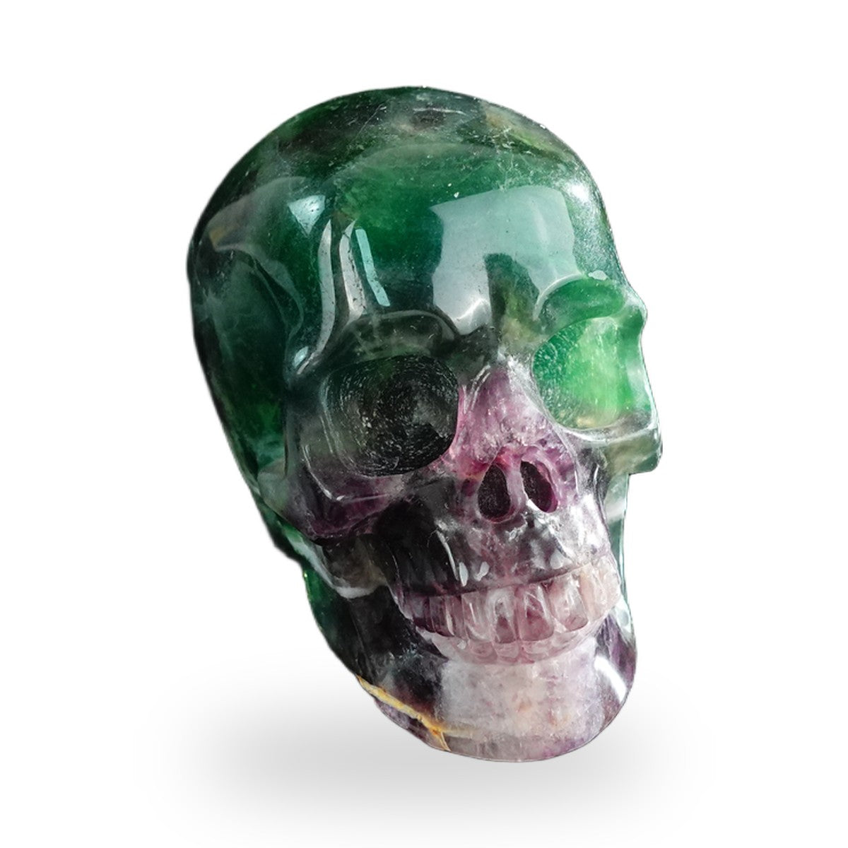 Rainbow Fluorite crystal skull 3" SKH30GF20 photo 3