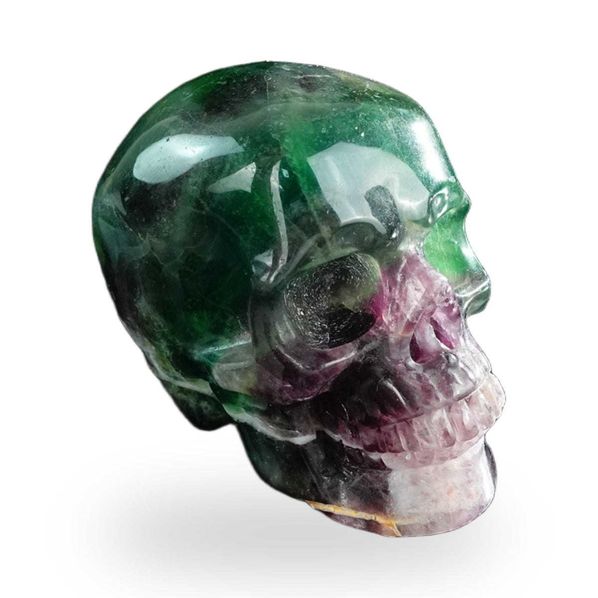 Rainbow Fluorite crystal skull 3" SKH30GF20 photo 4