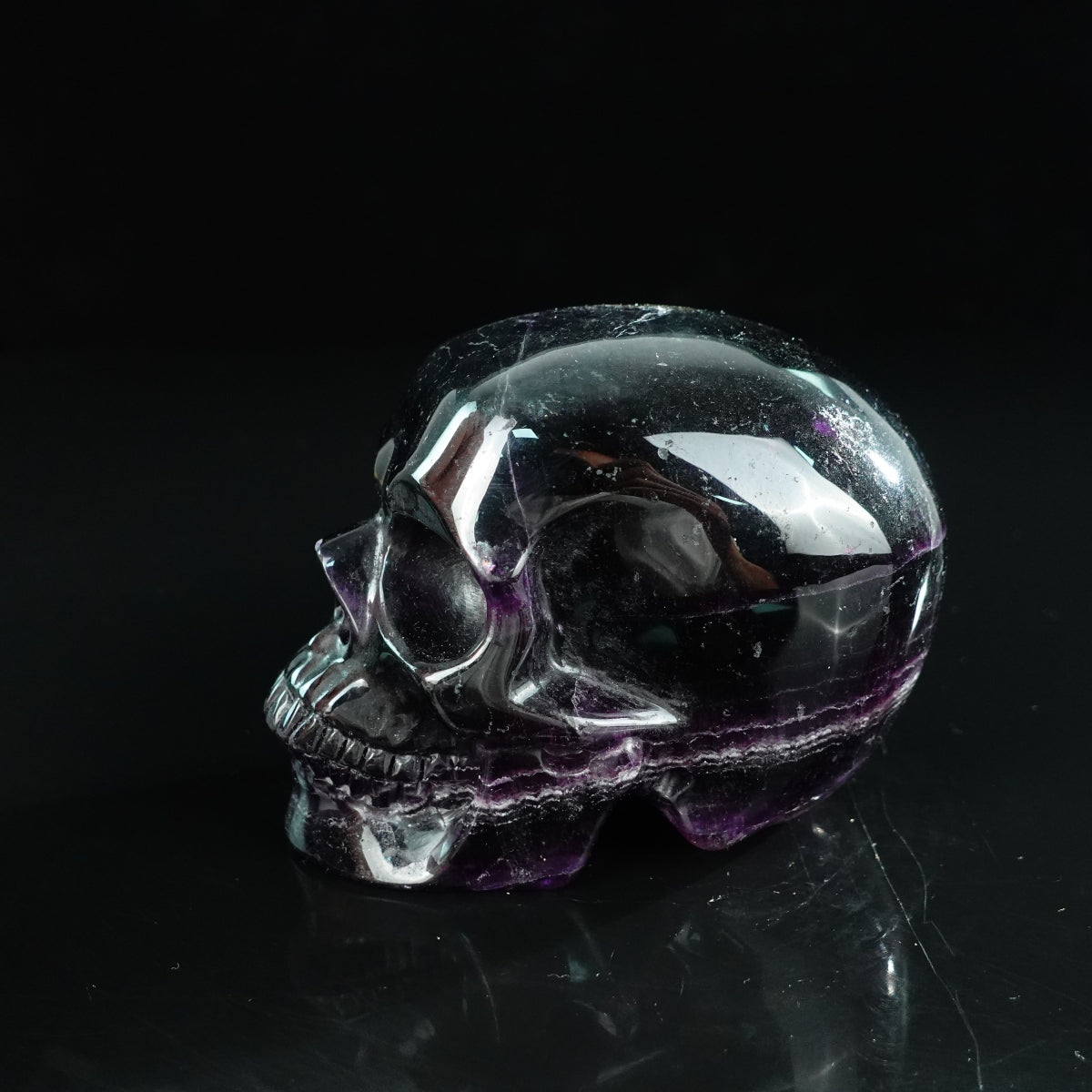 Rainbow Fluorite crystal skull 4.5" SKH45GF03 photo 5