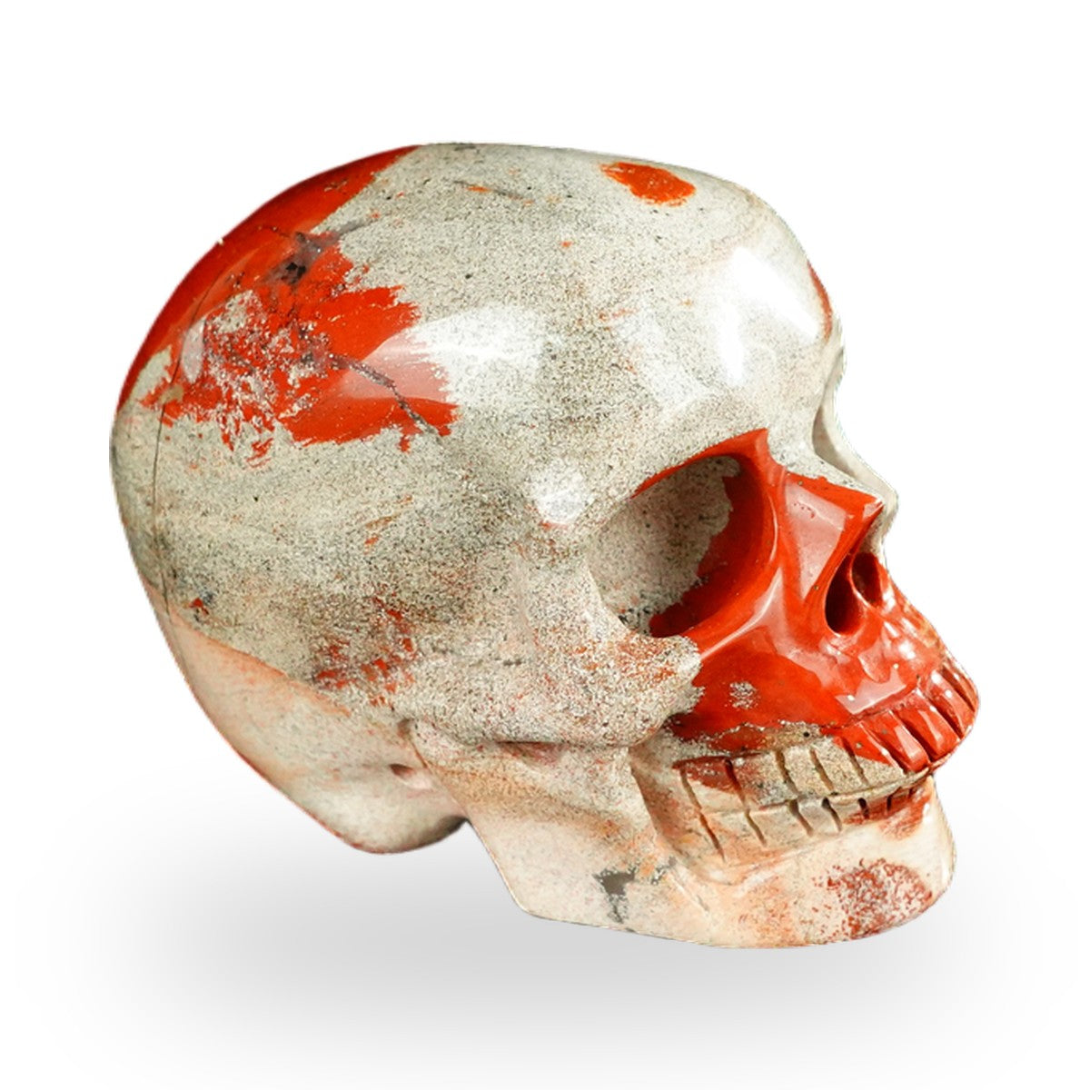 Red Jasper crystal skull 2.2" SKH20RJ02 photo 5