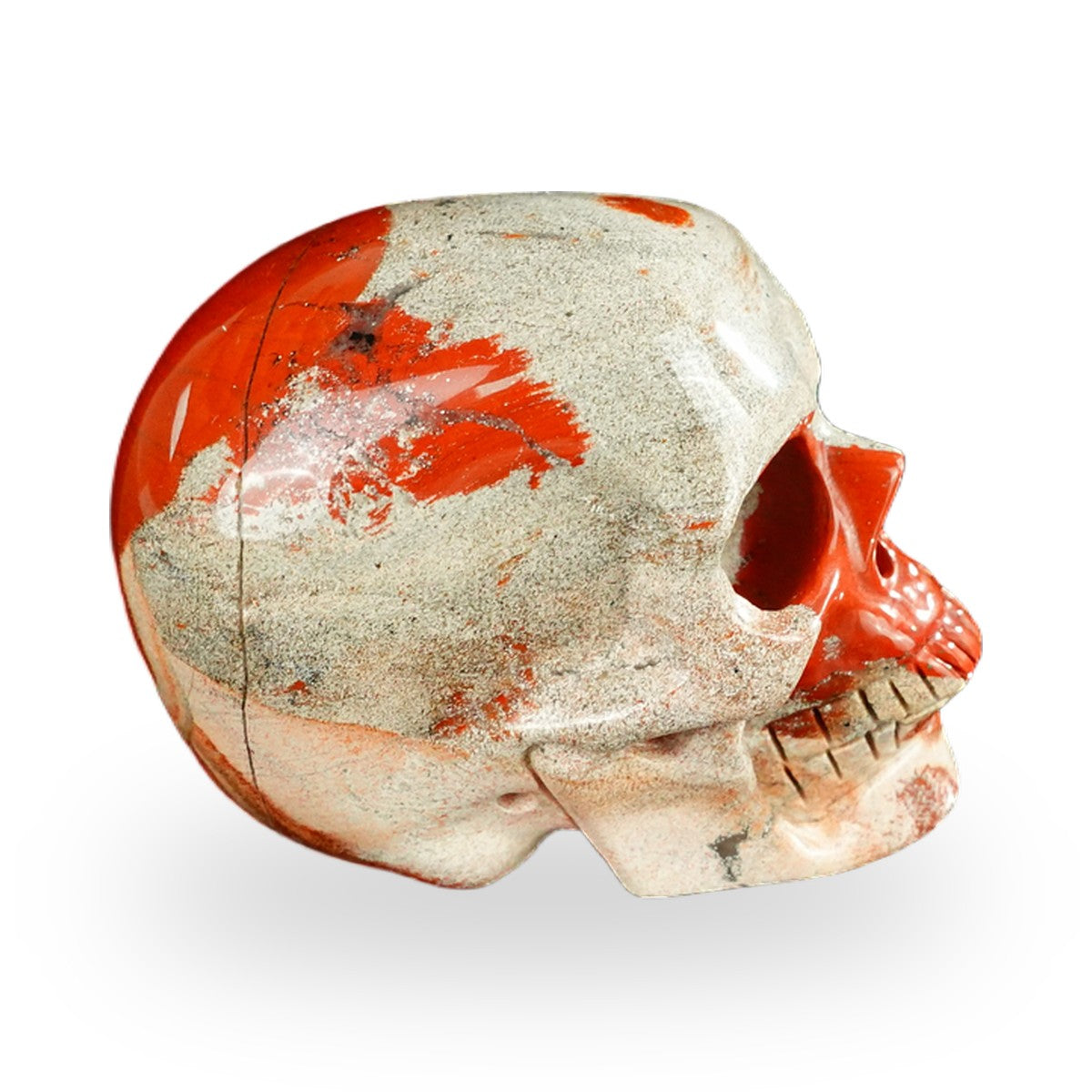 Red Jasper crystal skull 2.2" SKH20RJ02 photo 6