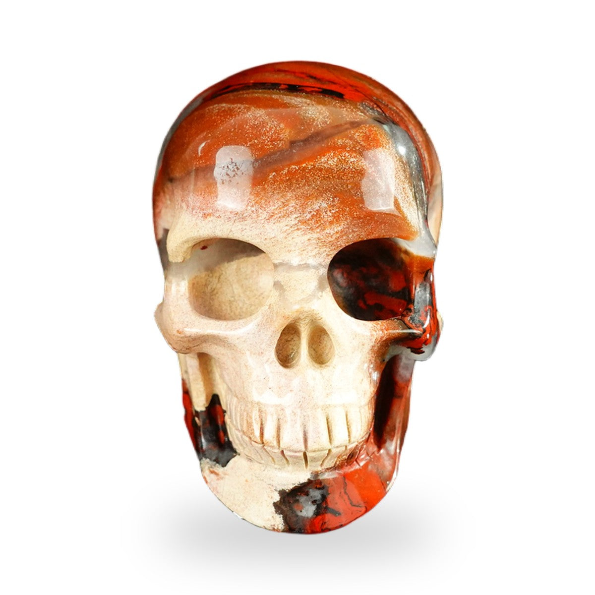 Red Jasper crystal skull 2.2" SKH20RJ04 photo 1