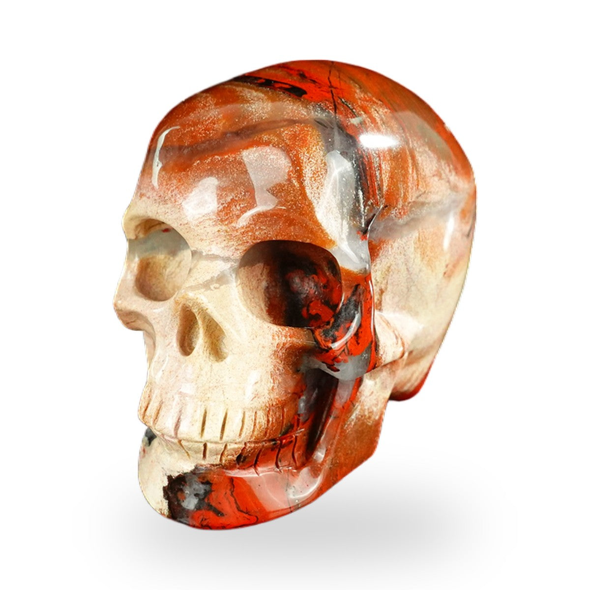 Red Jasper crystal skull 2.2" SKH20RJ04 photo 8