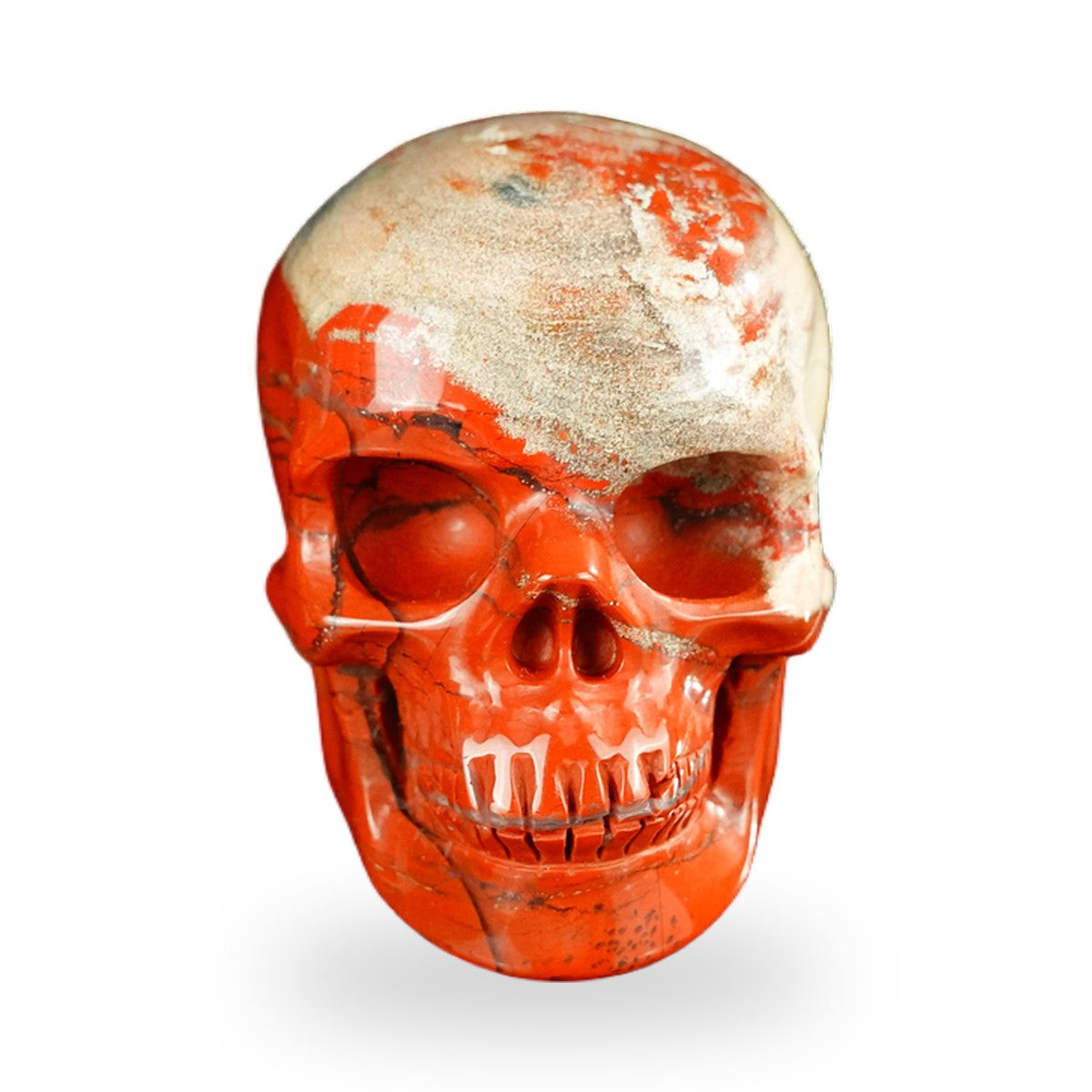 Red Jasper crystal skull 2.2" SKH20RJ05 photo 1
