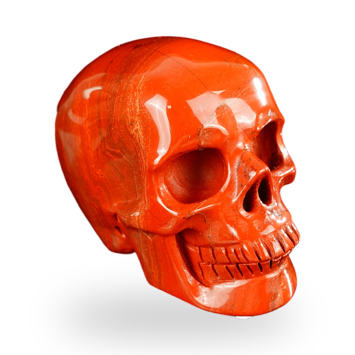 Red Jasper crystal skull 2.2" SKH20RJ06 photo 3