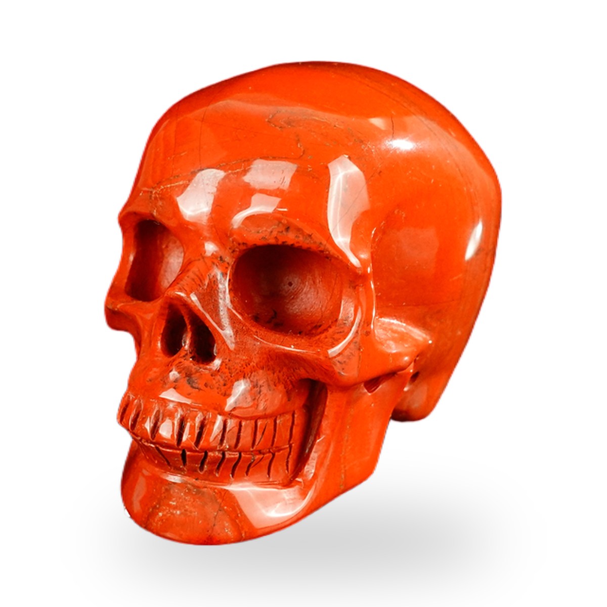 Red Jasper crystal skull 2.2" SKH20RJ06 photo 8