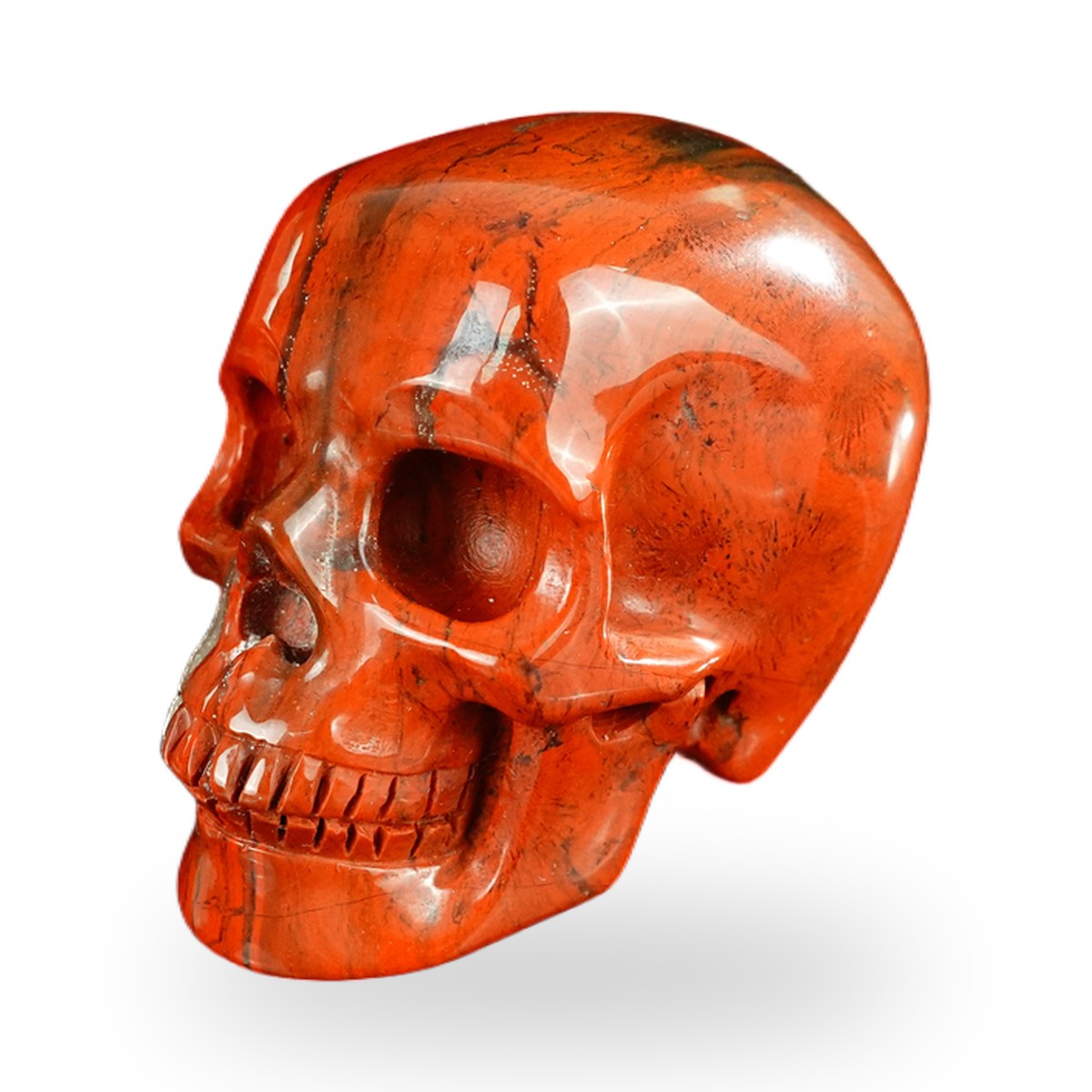 Red Jasper crystal skull 2.2" SKH20RJ08 photo 2