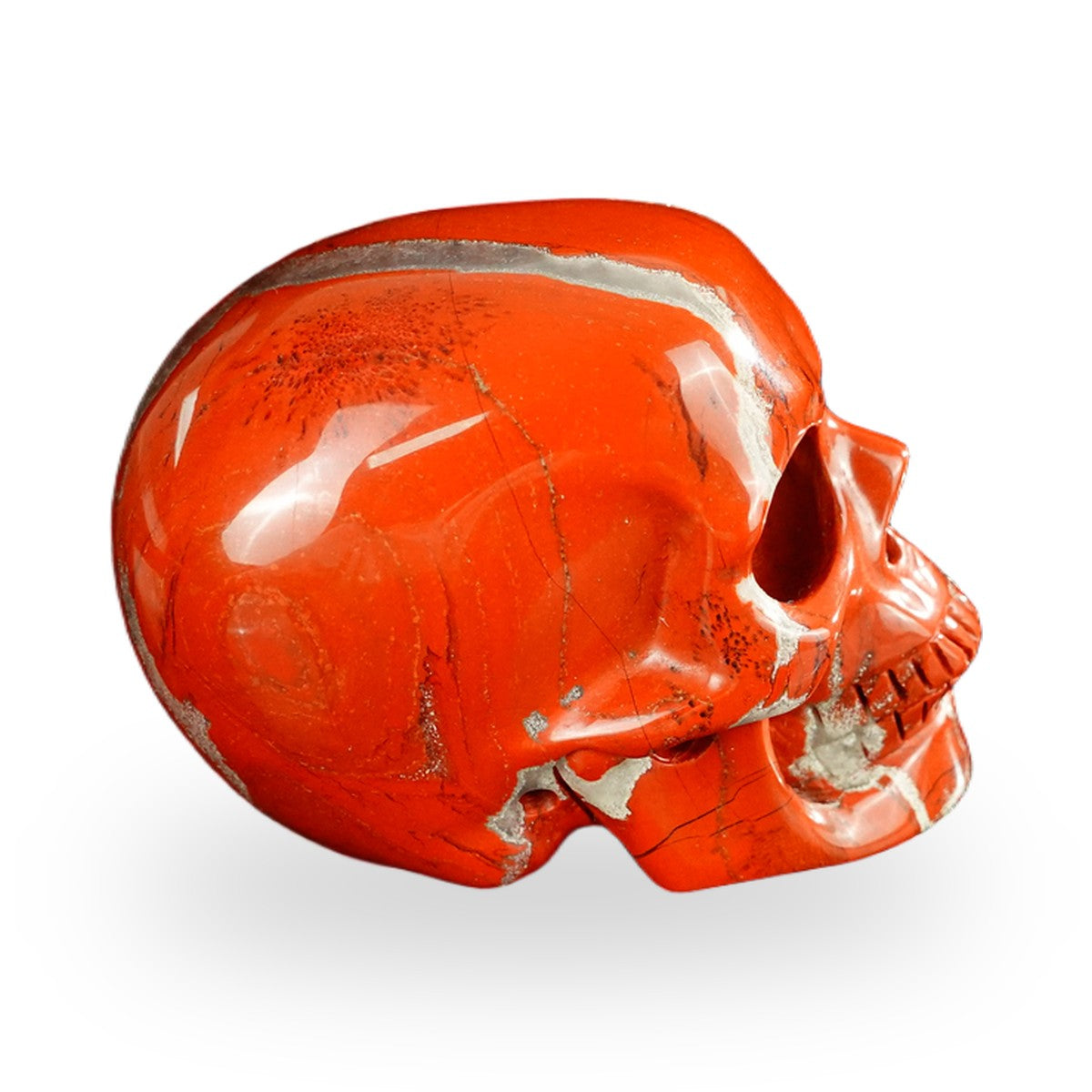 Red Jasper crystal skull 2.2" SKH20RJ10 photo 5