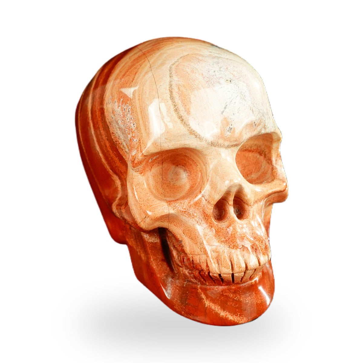 Red Jasper crystal skull 2.2" SKH20RJ13 photo 2