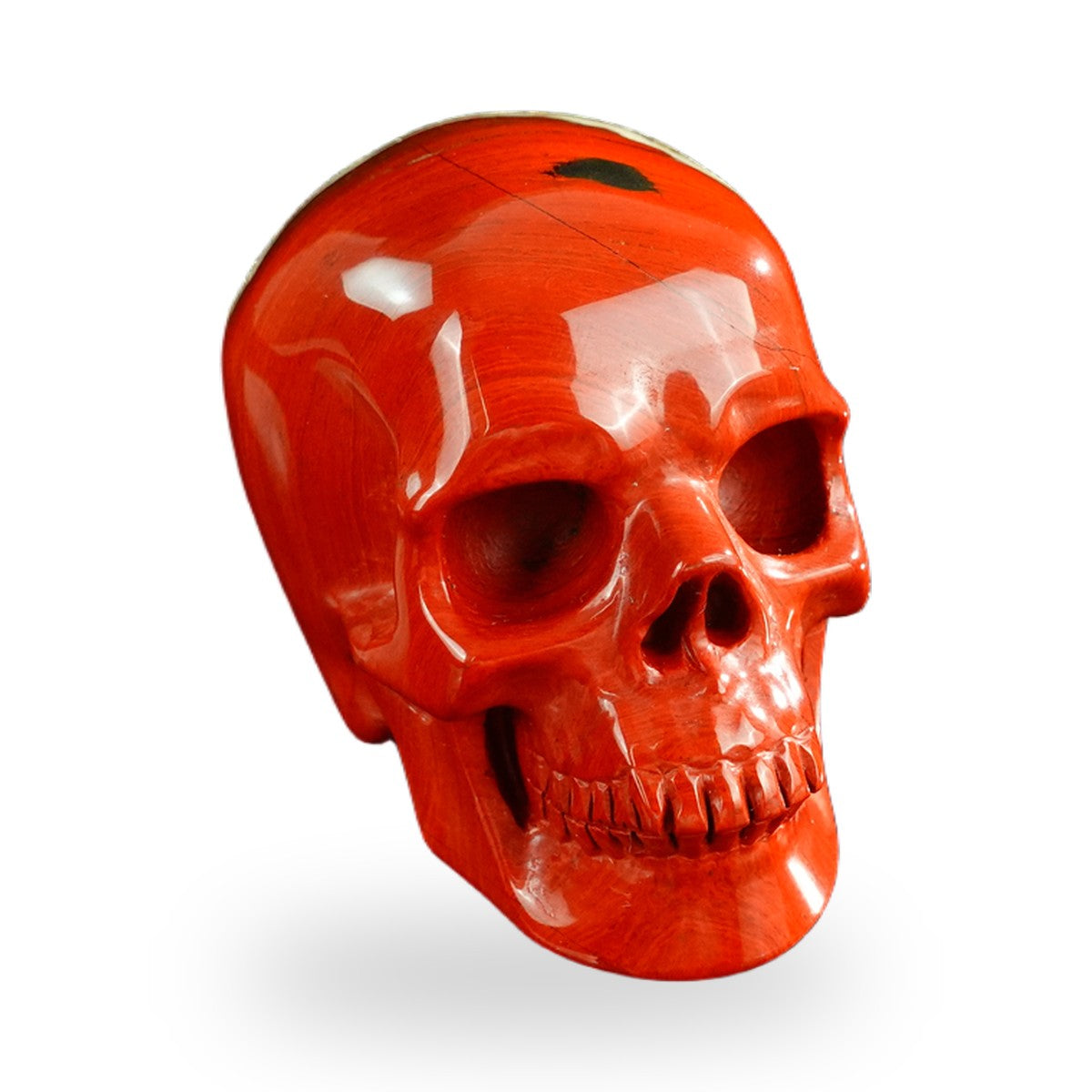 Red Jasper crystal skull 3" SKH30RJ01 view 4