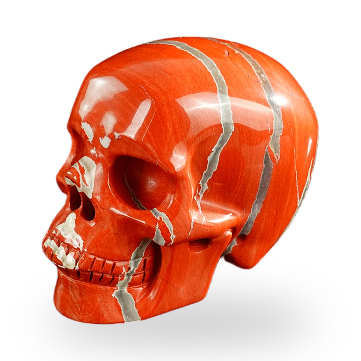 Red Jasper crystal skull 3" SKH30RJ02 photo 2